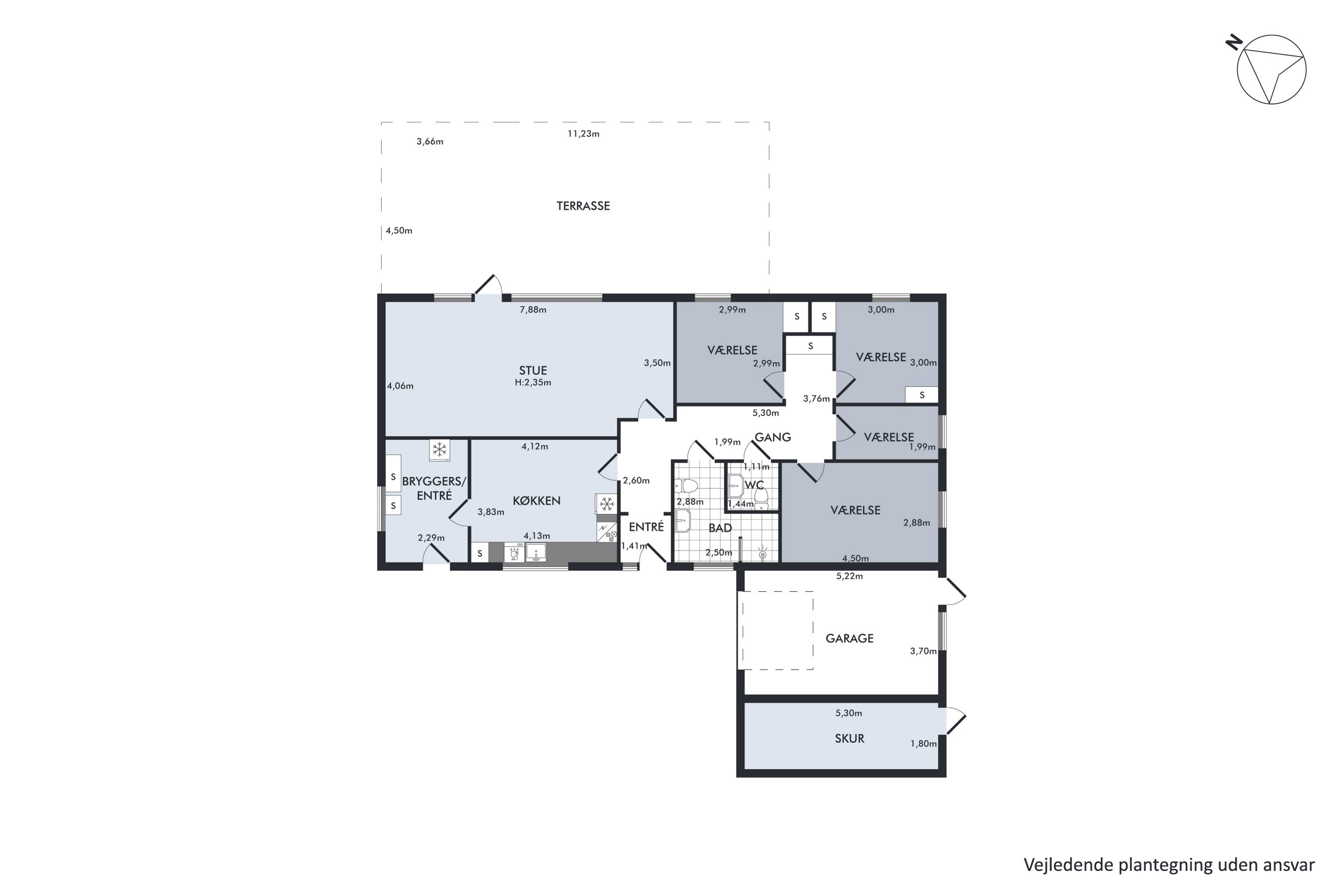 Plantegninger billede af Finlandsvej 41, 4270 Høng