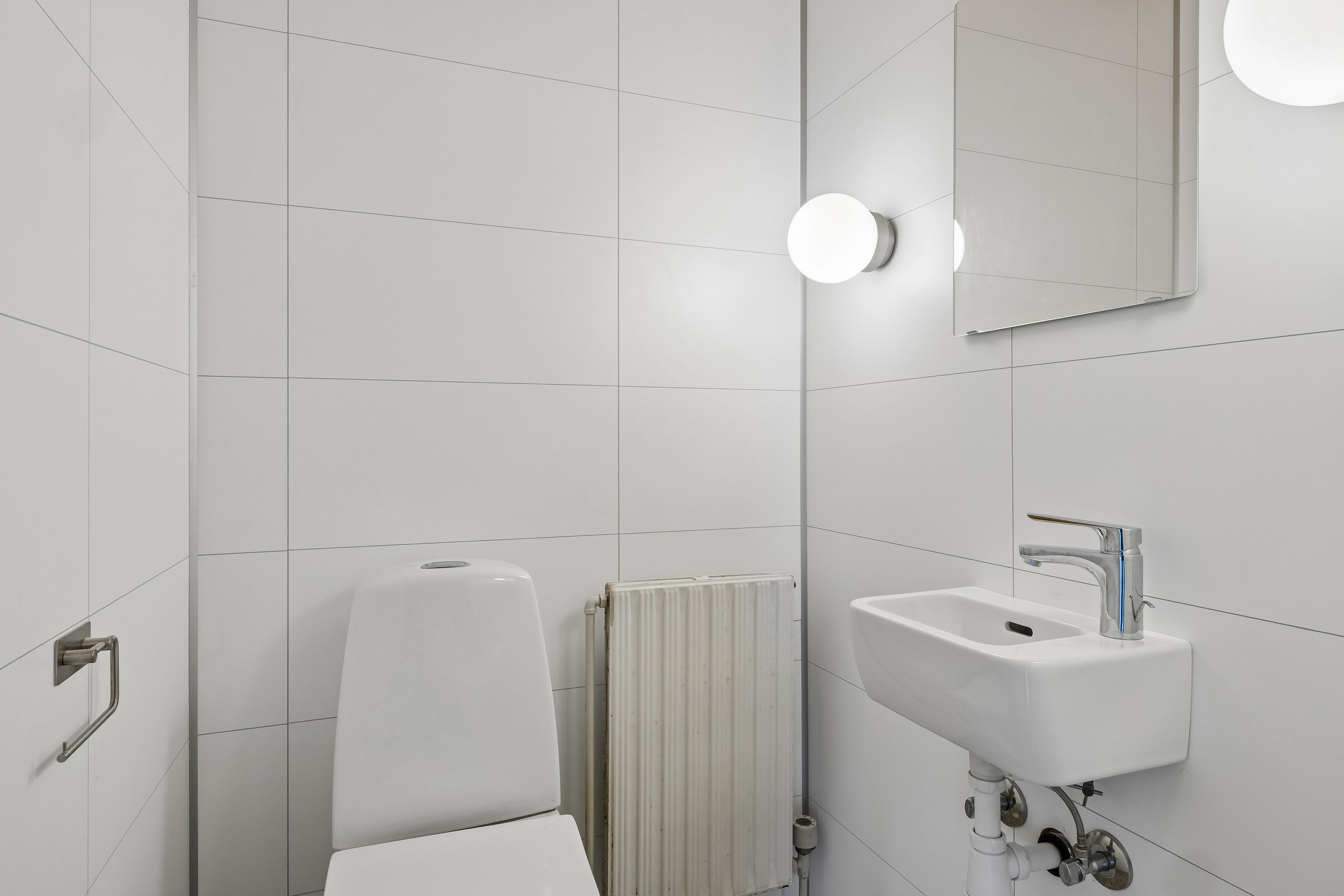 Fremhævet badeværelse billede i fuldskærmstilstand. Billede af Finlandsvej 41, 4270 Høng