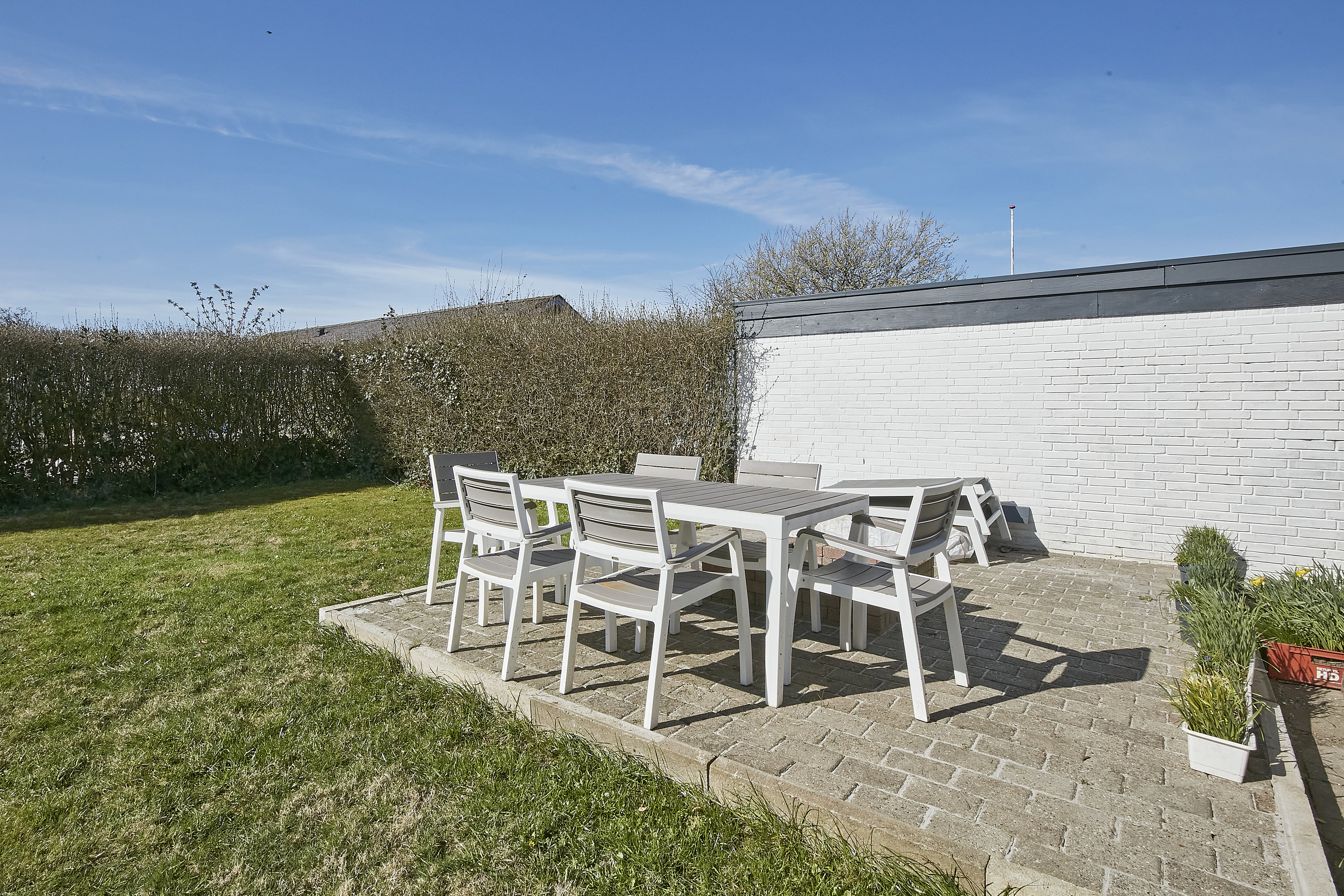 Fremhævet terrasse billede i fuldskærmstilstand. Billede af Hørvej 7, Tyrsted, 8700 Horsens