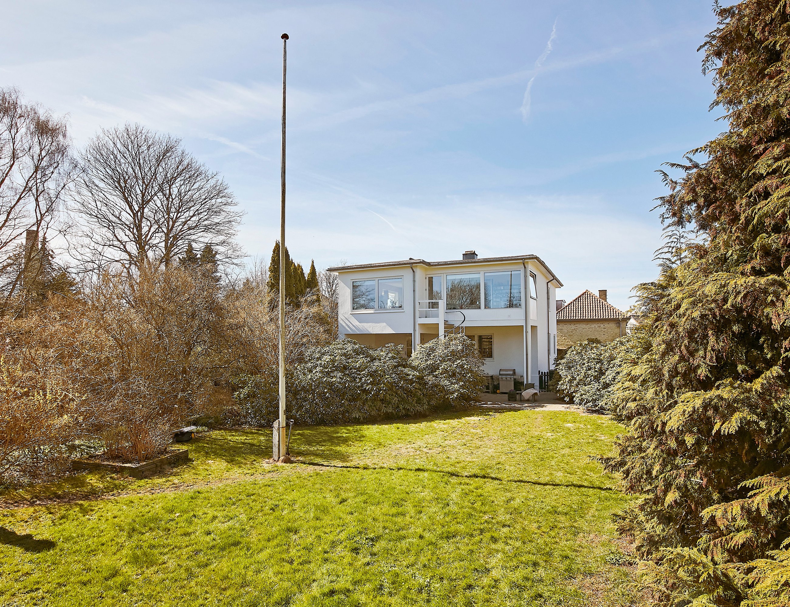 Villa: Set fra haven på Tremhøjvej 5, Tvingstrup, 8700 Horsens
