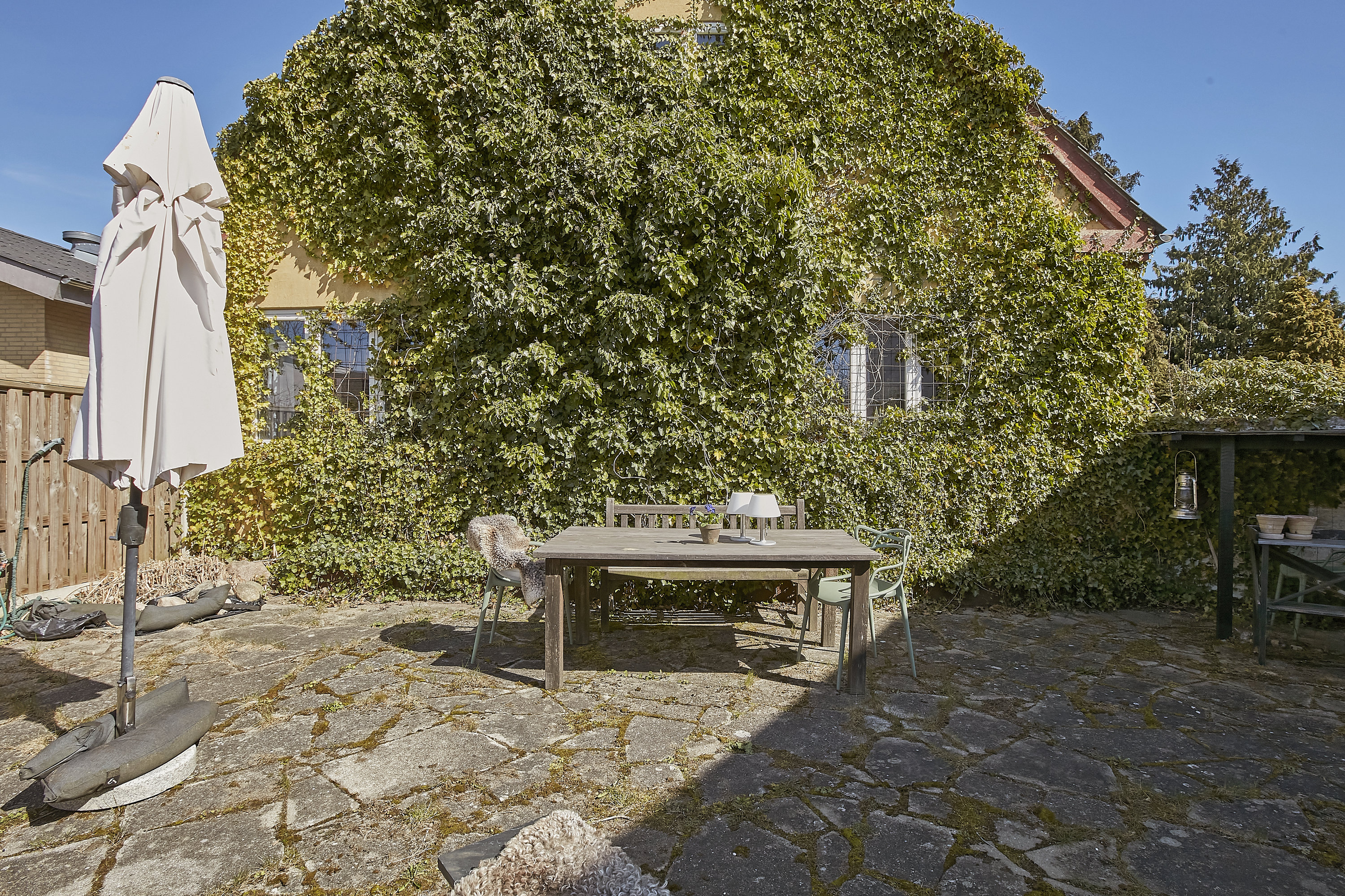 Fremhævet terrasse billede i fuldskærmstilstand. Billede af Tremhøjvej 5, Tvingstrup, 8700 Horsens