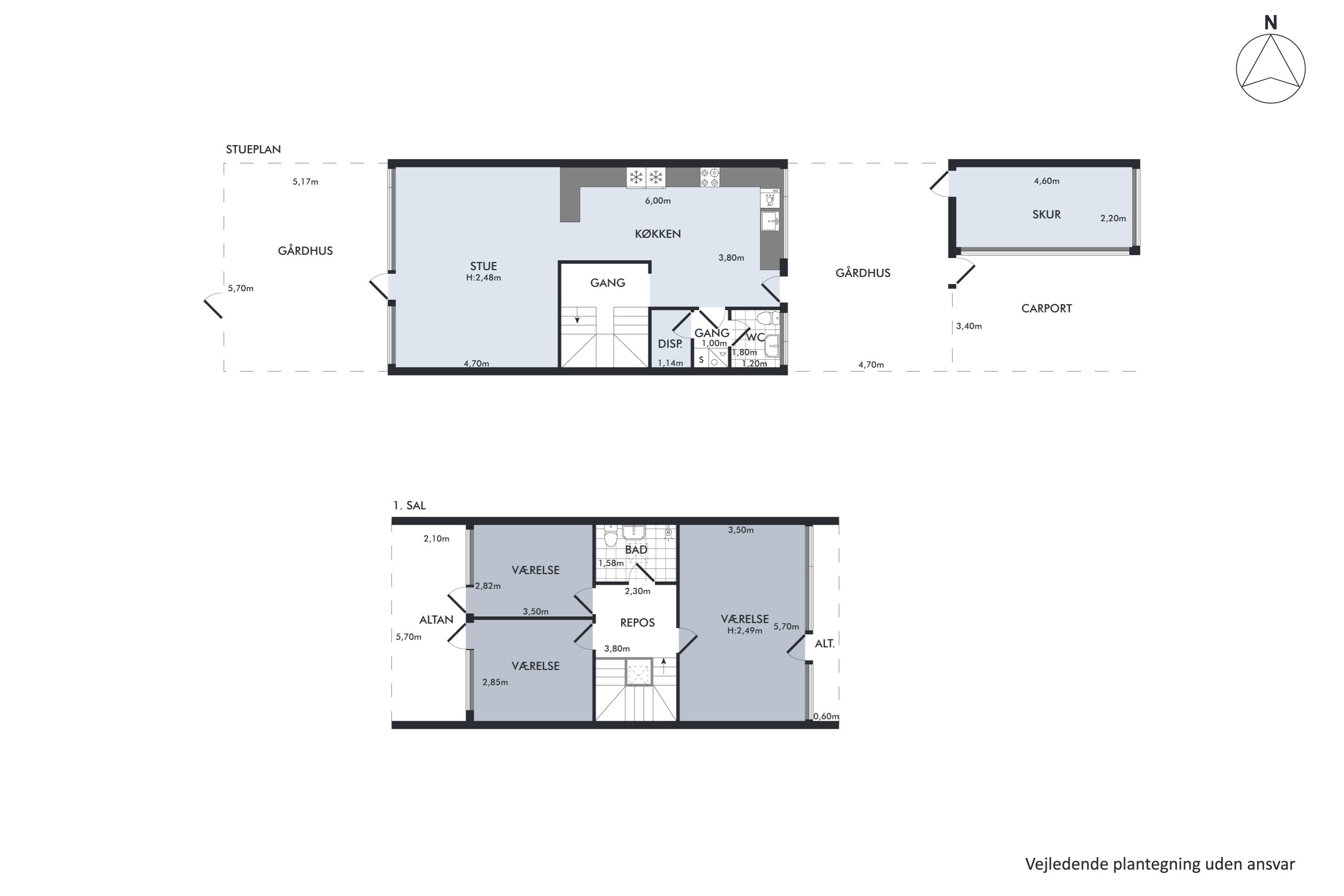 Plantegninger billede af Eremitageparken 237, 2800 Kongens Lyngby