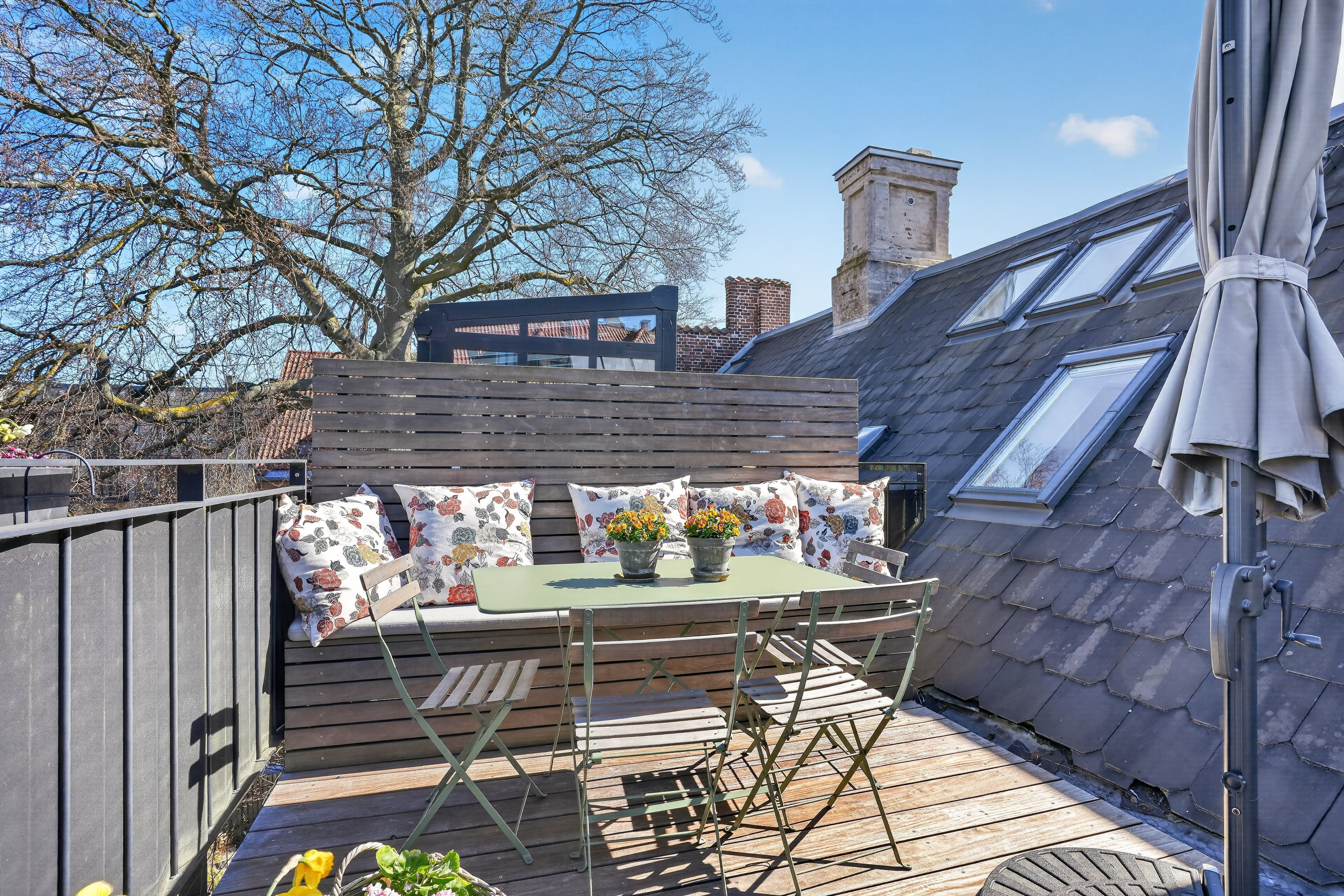 Fremhævet terrasse billede i fuldskærmstilstand. Billede af Gammel Kongevej 144, 3., 1850 Frederiksberg C