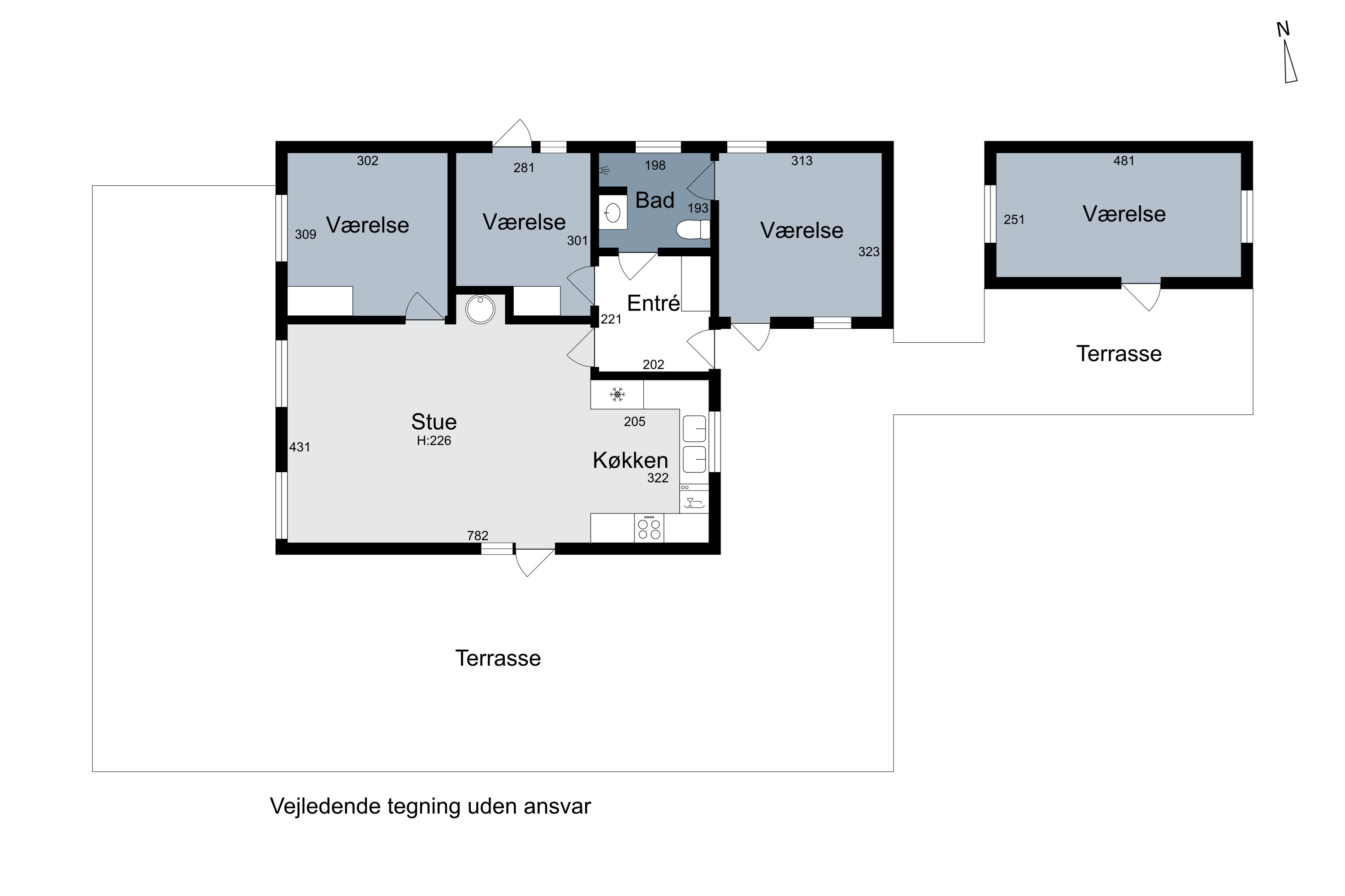 Plantegninger billede af Stavildvej 59D, Lynderup, 8832 Skals