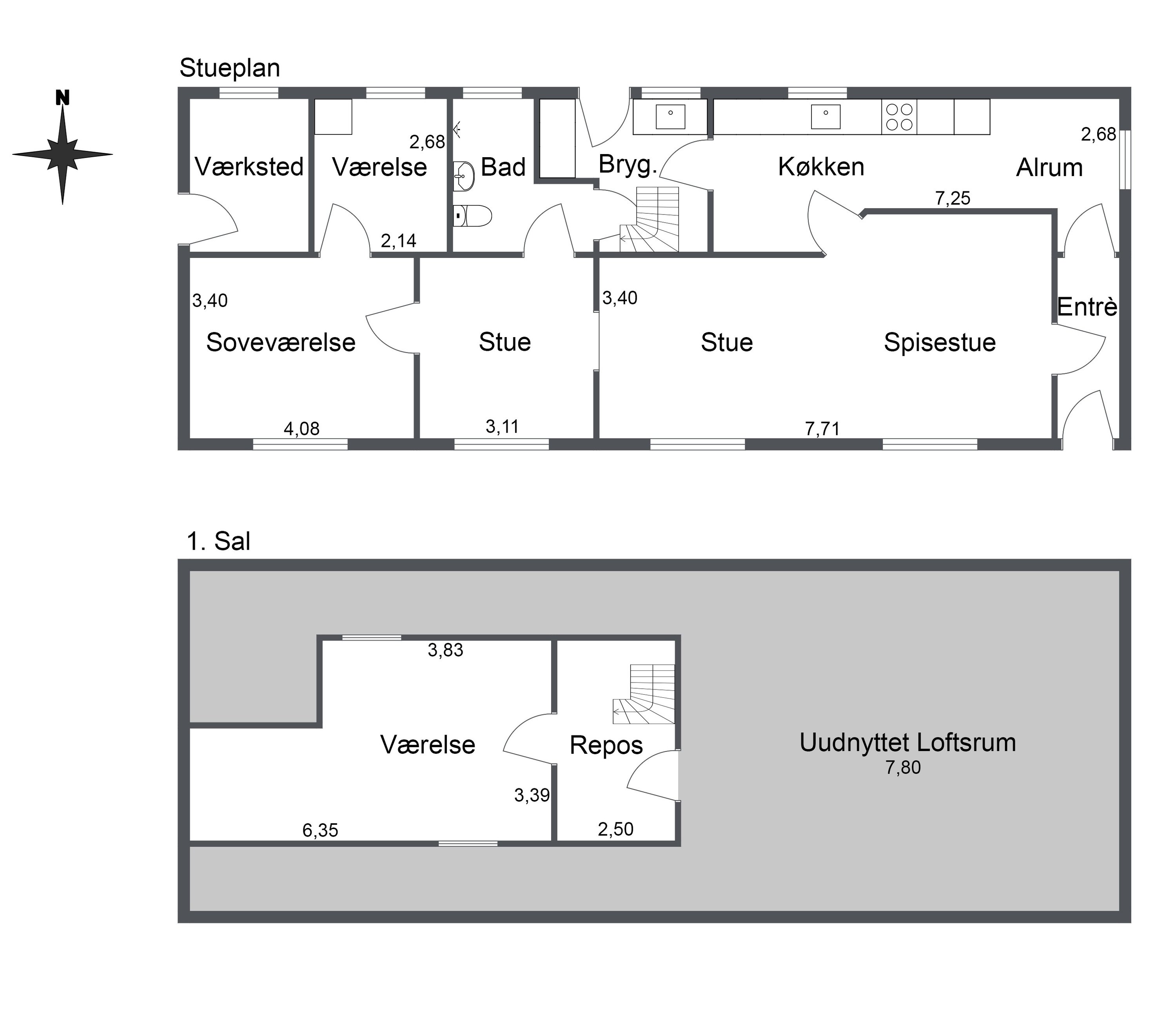 Plantegninger billede af Ålborgvej 440, 9800 Hjørring