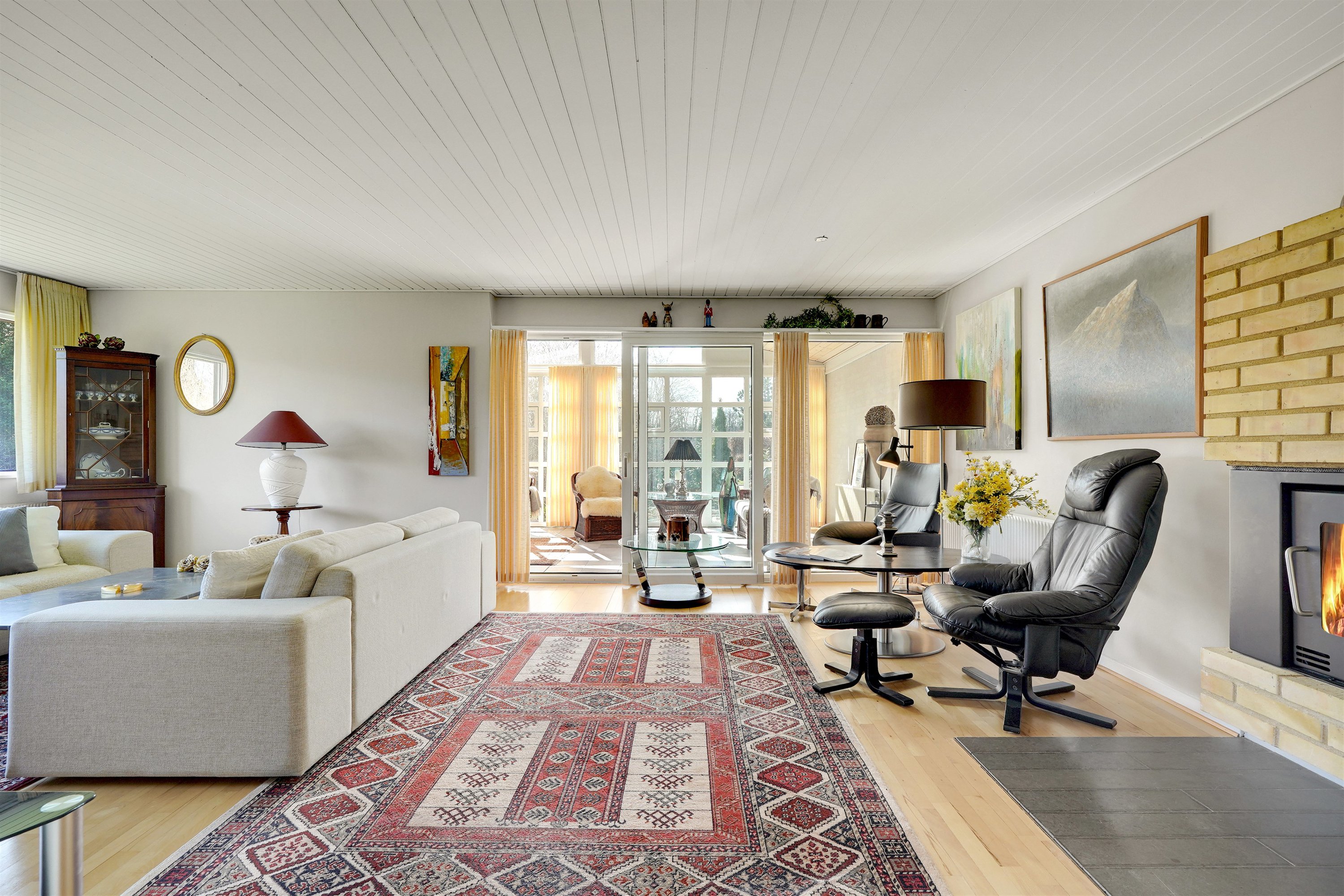 Fremhævet stue billede i fuldskærmstilstand. Billede af Skovparken 230, 7190 Billund