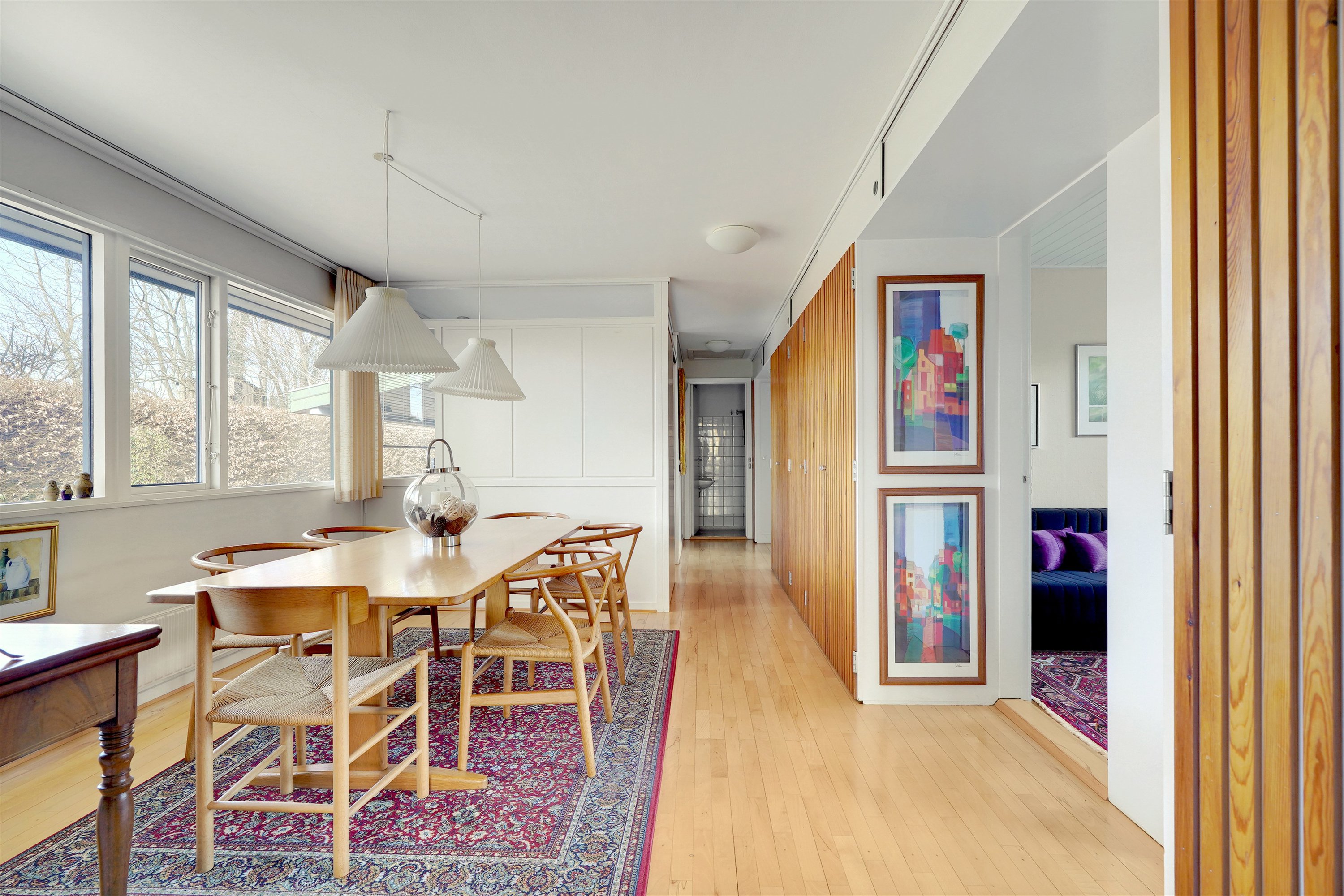 Fremhævet spisestue billede i fuldskærmstilstand. Billede af Skovparken 230, 7190 Billund