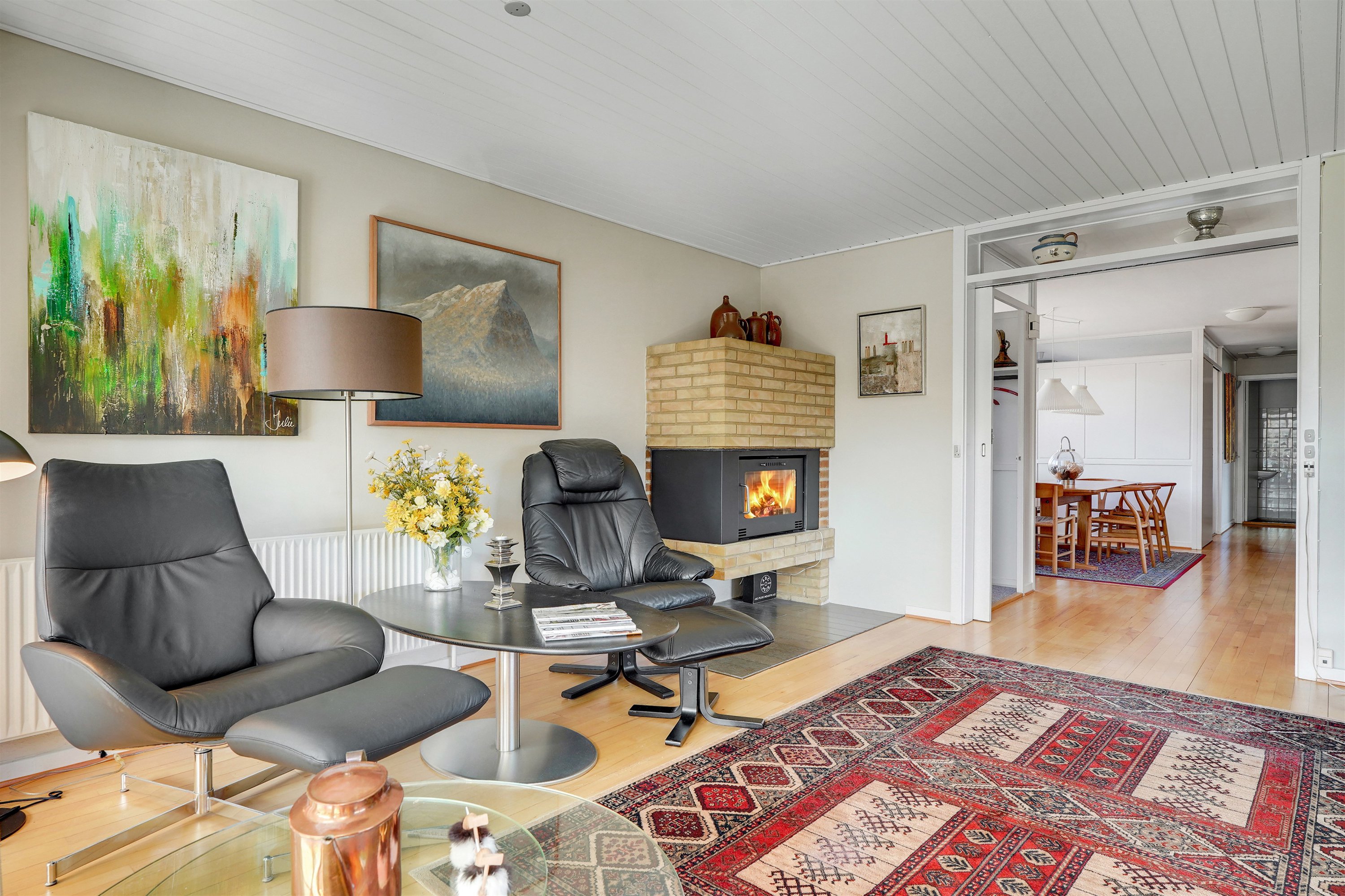 Fremhævet stue billede i fuldskærmstilstand. Billede af Skovparken 230, 7190 Billund