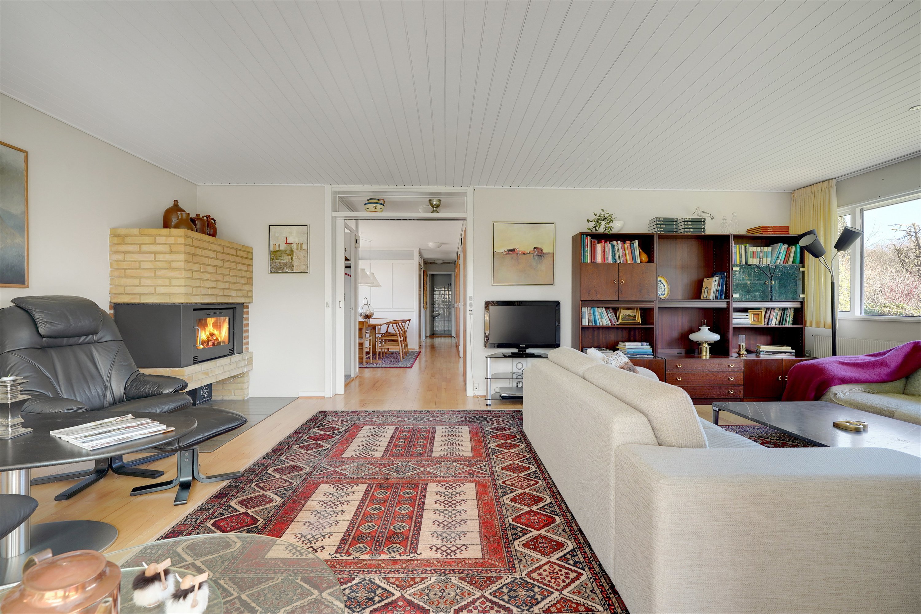 Fremhævet stue billede i fuldskærmstilstand. Billede af Skovparken 230, 7190 Billund