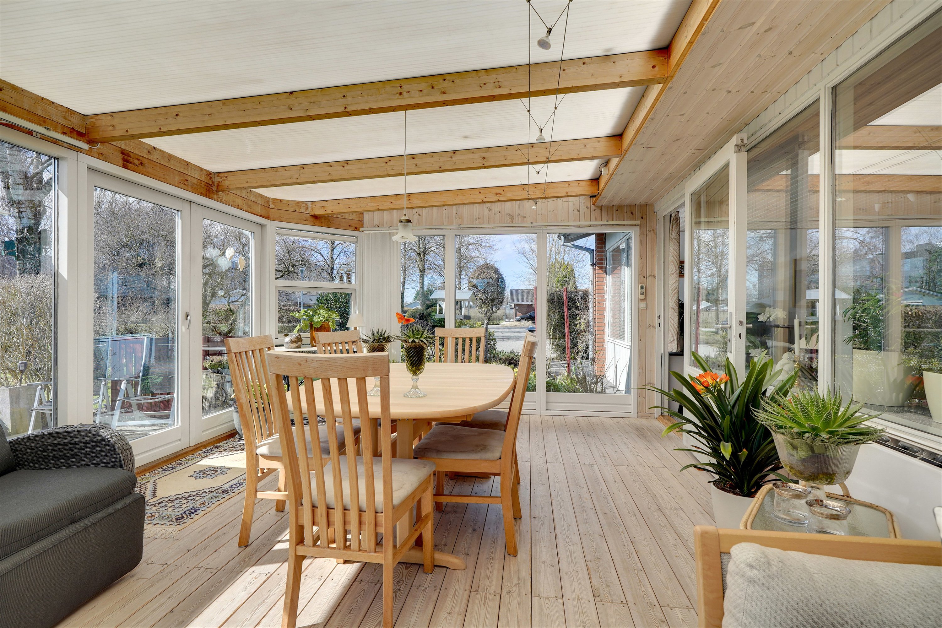 Fremhævet udestue billede i fuldskærmstilstand. Billede af Elmelunden 106, 7190 Billund