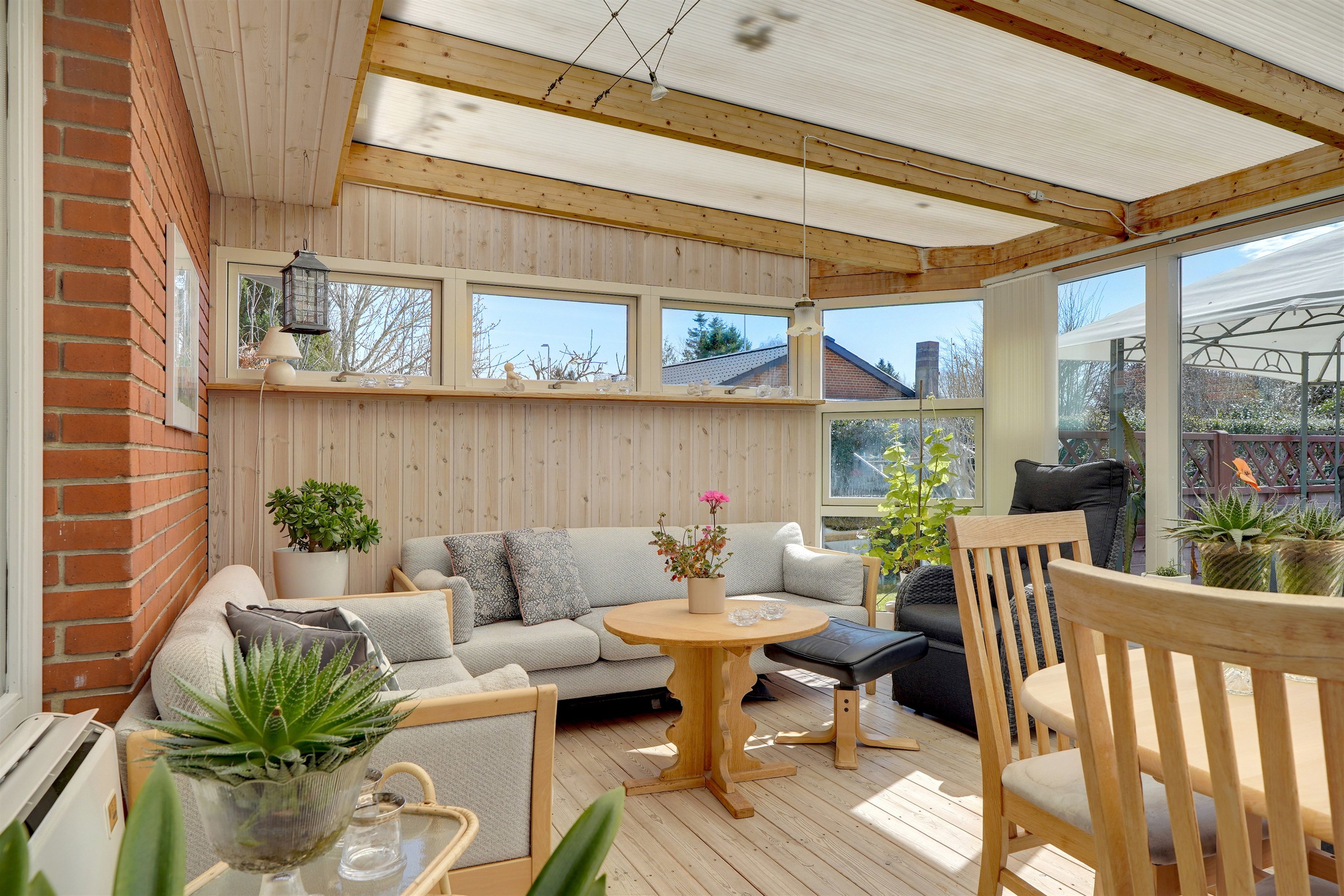 Fremhævet udestue billede i fuldskærmstilstand. Billede af Elmelunden 106, 7190 Billund