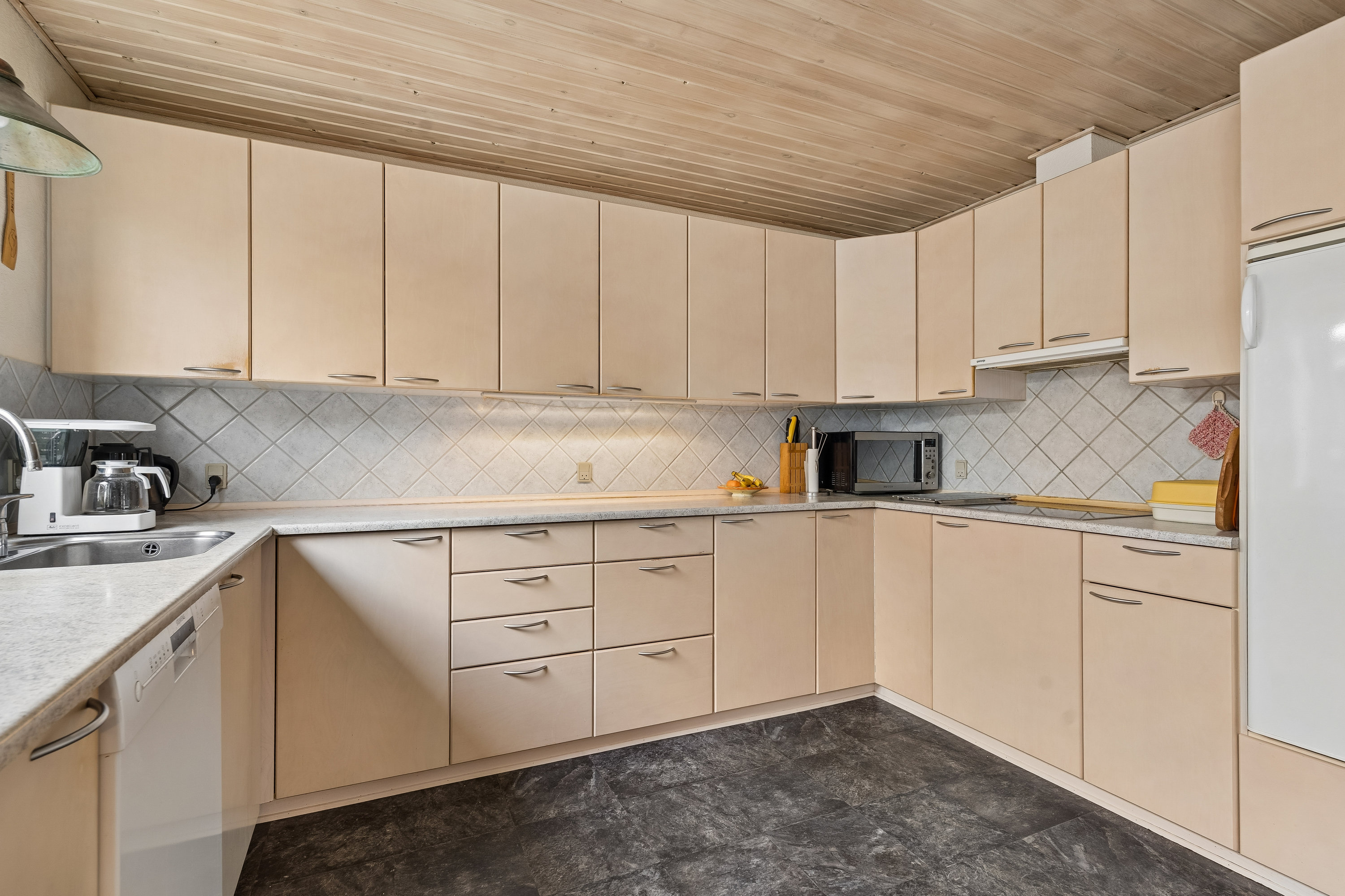 Fremhævet køkken billede i fuldskærmstilstand. Billede af Rørtoften 2, 8722 Hedensted