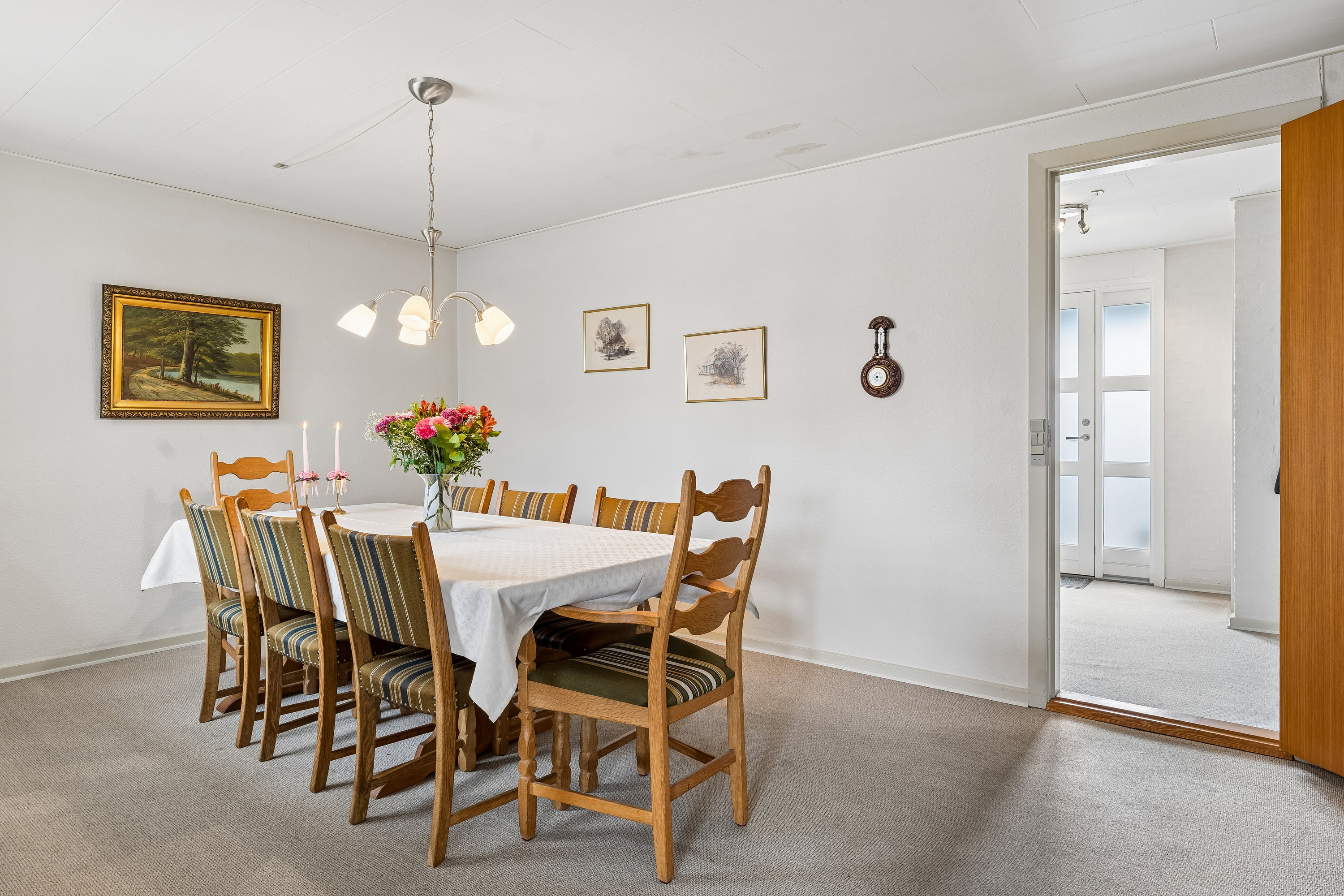 Fremhævet spisestue billede i fuldskærmstilstand. Billede af Rørtoften 2, 8722 Hedensted