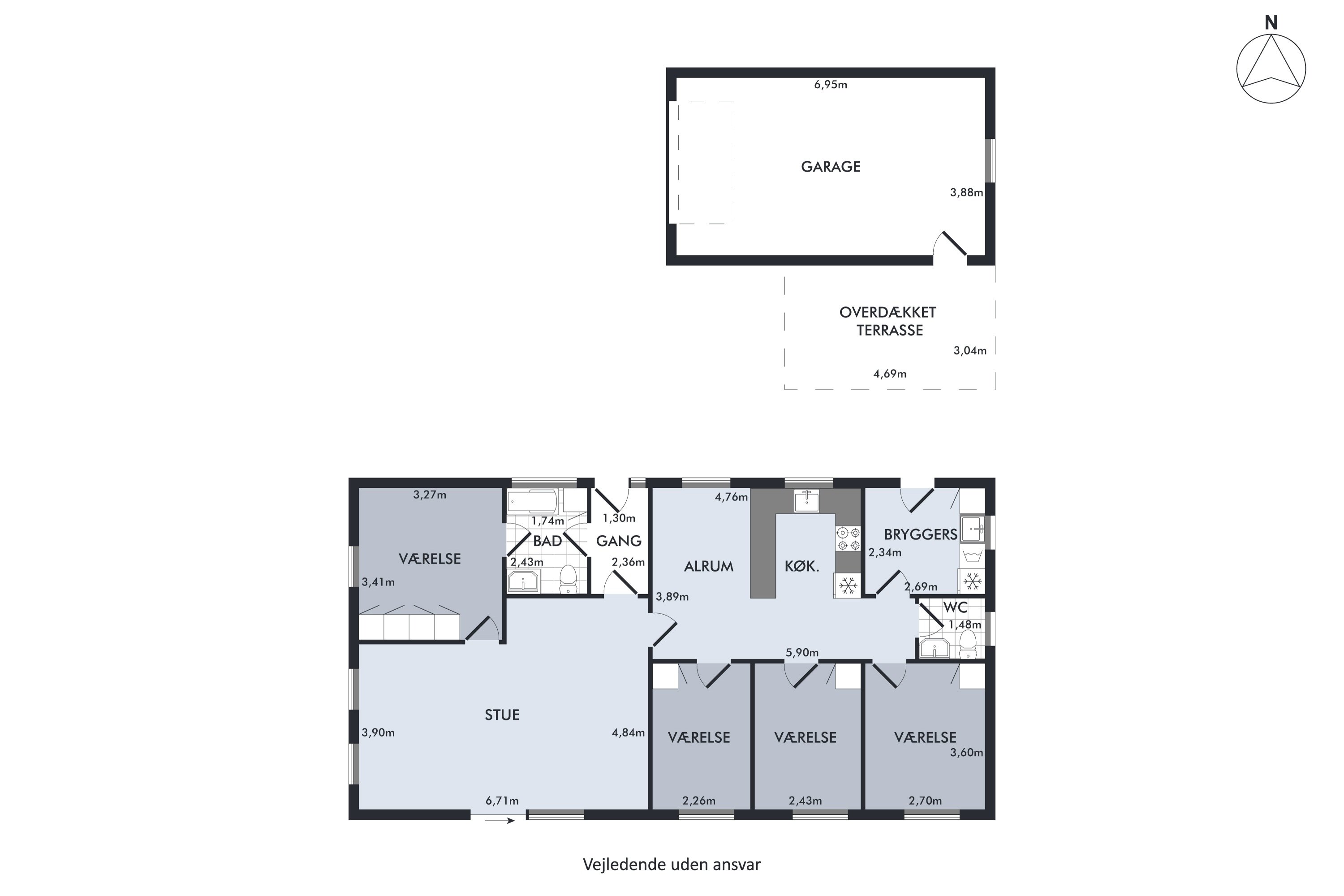 Plantegninger billede af Bøgevej 14, Adsbøl, 6300 Gråsten