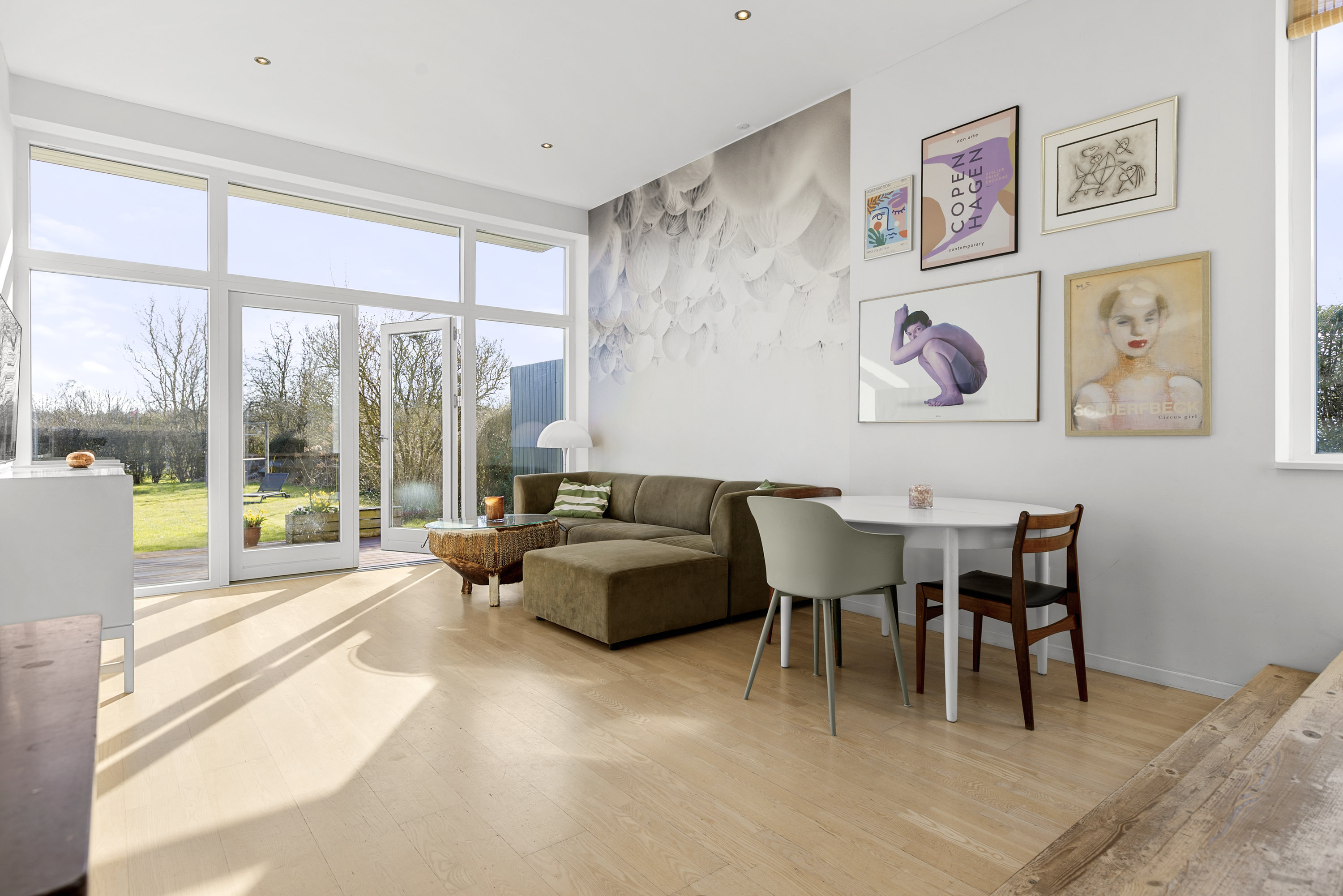 Fremhævet stue billede i fuldskærmstilstand. Billede af Hansensvej 25, 4200 Slagelse