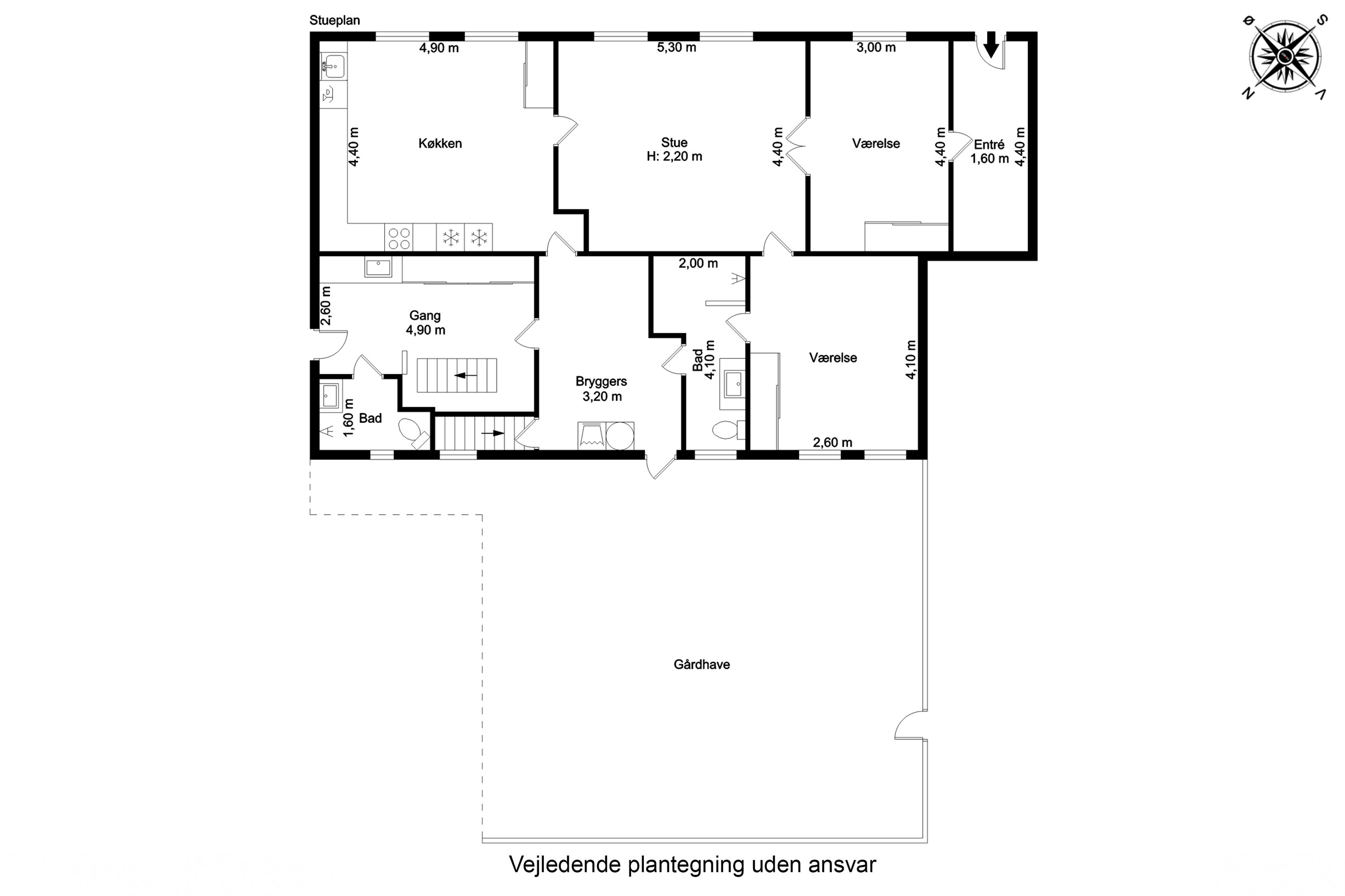 Plantegninger billede af Vestergade 9, 5750 Ringe