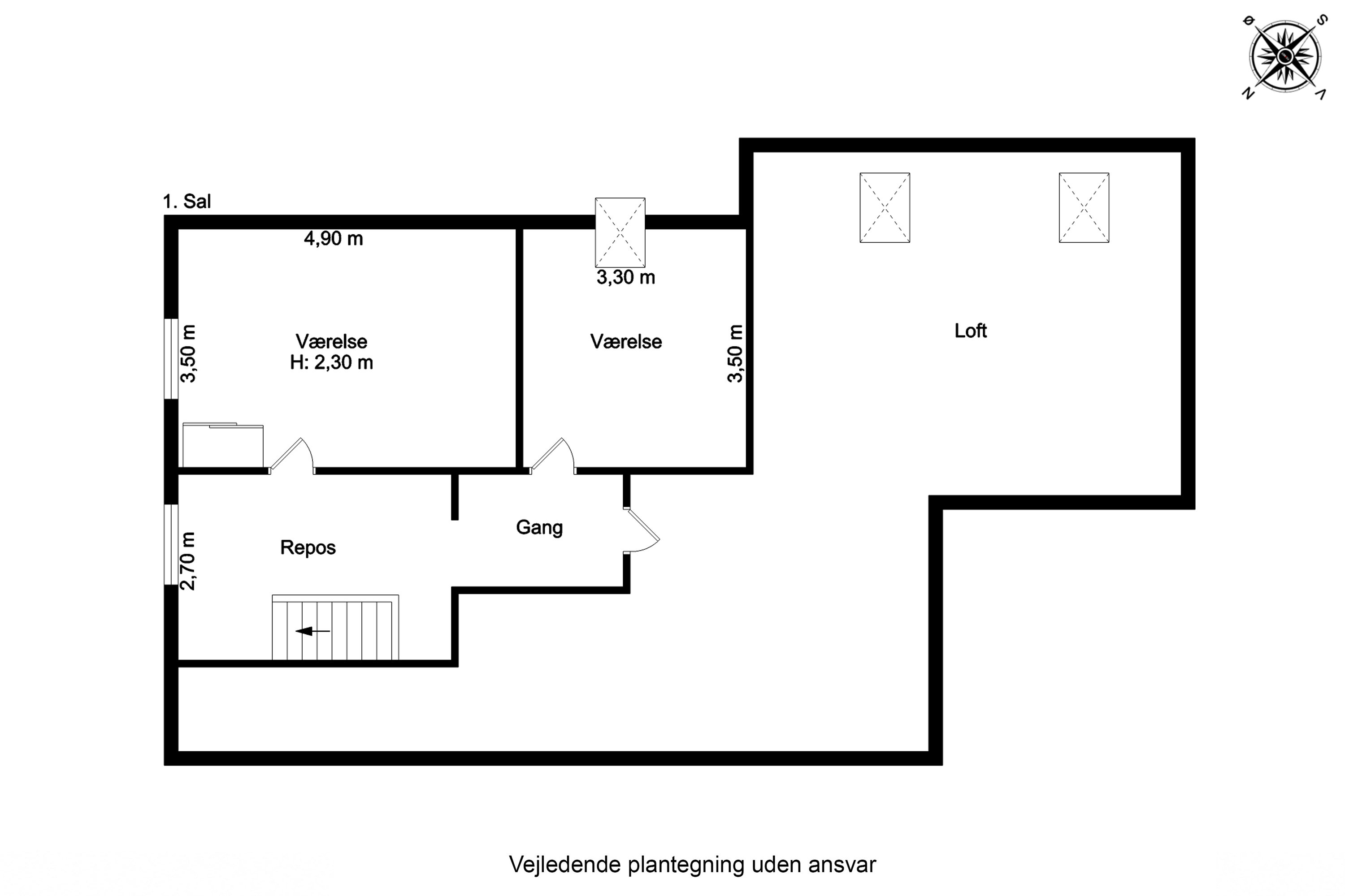 Plantegninger billede af Vestergade 9, 5750 Ringe