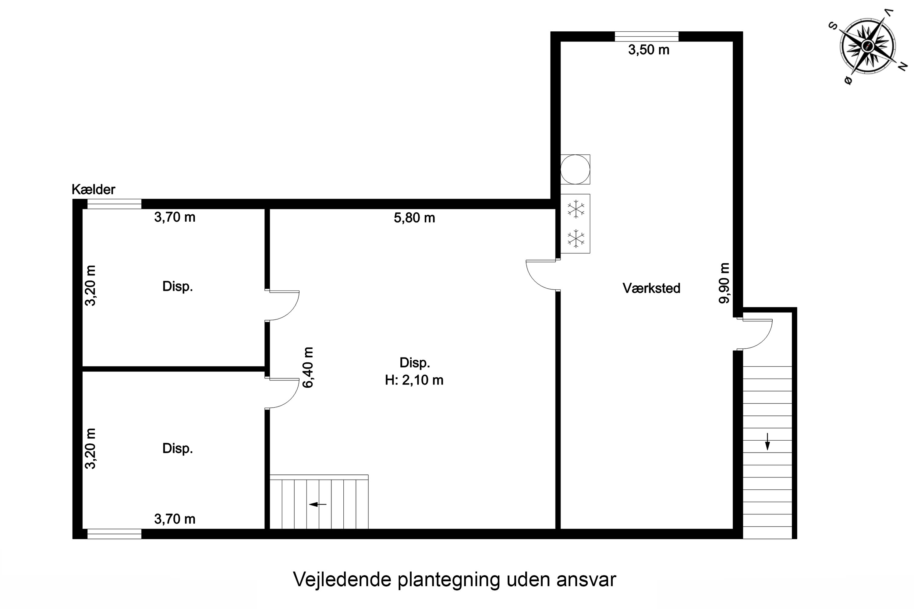 Plantegninger billede af Bjerrebyvej 69, Tåsinge, 5700 Svendborg