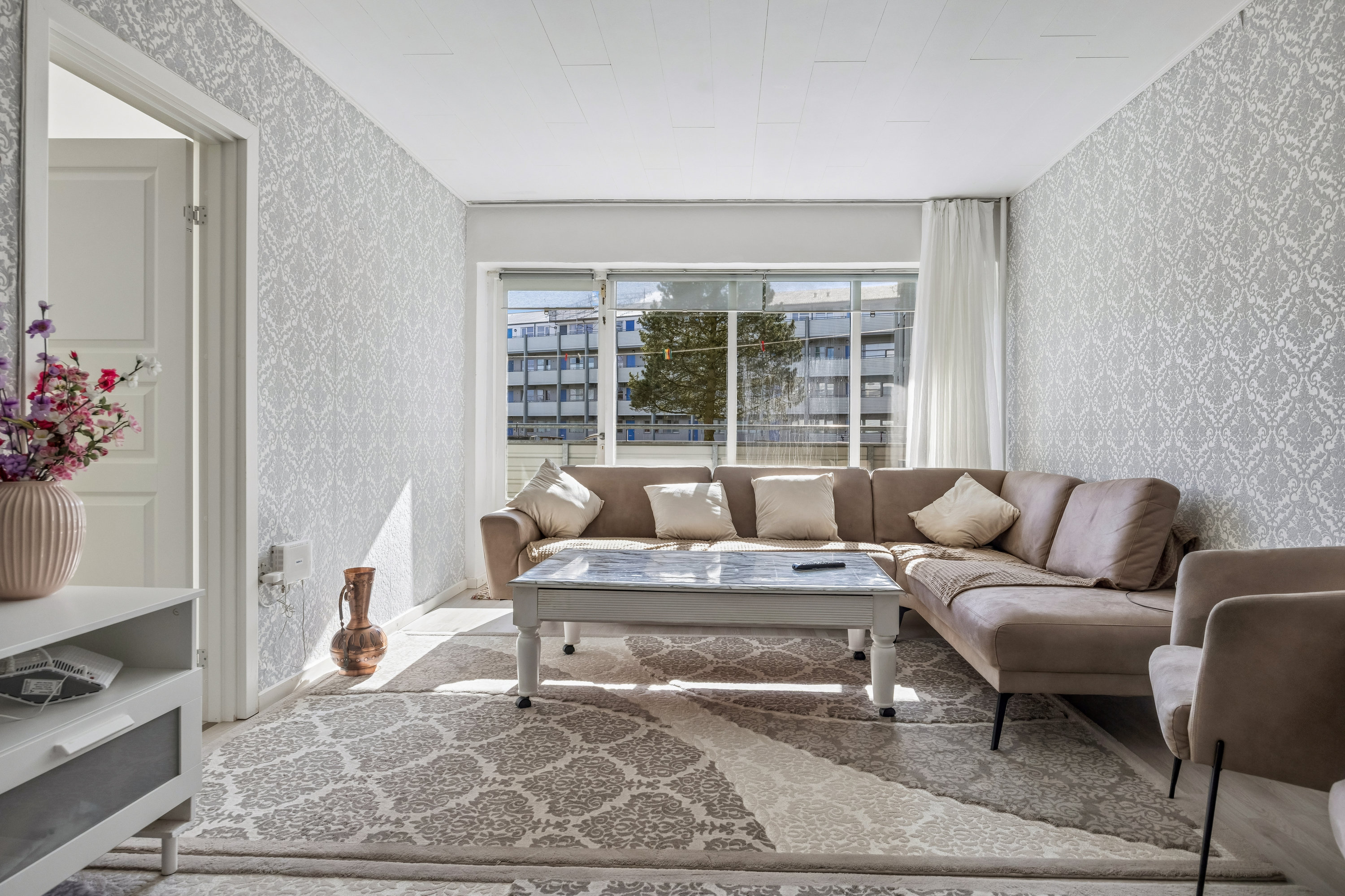 Fremhævet stue billede i fuldskærmstilstand. Billede af Sofievej 56, st.., 9000 Aalborg