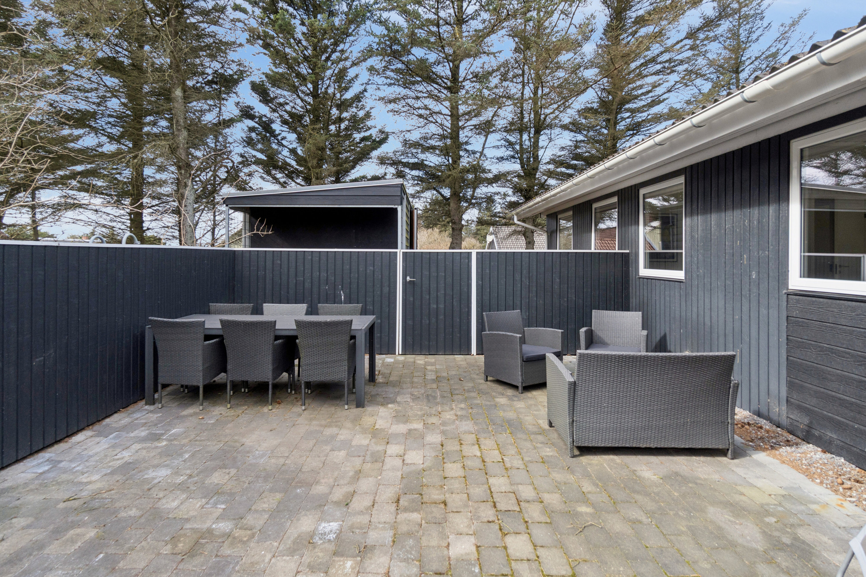 Fremhævet overdækket terrasse billede i fuldskærmstilstand. Billede af Tunvej 4, Vorupør, 7700 Thisted