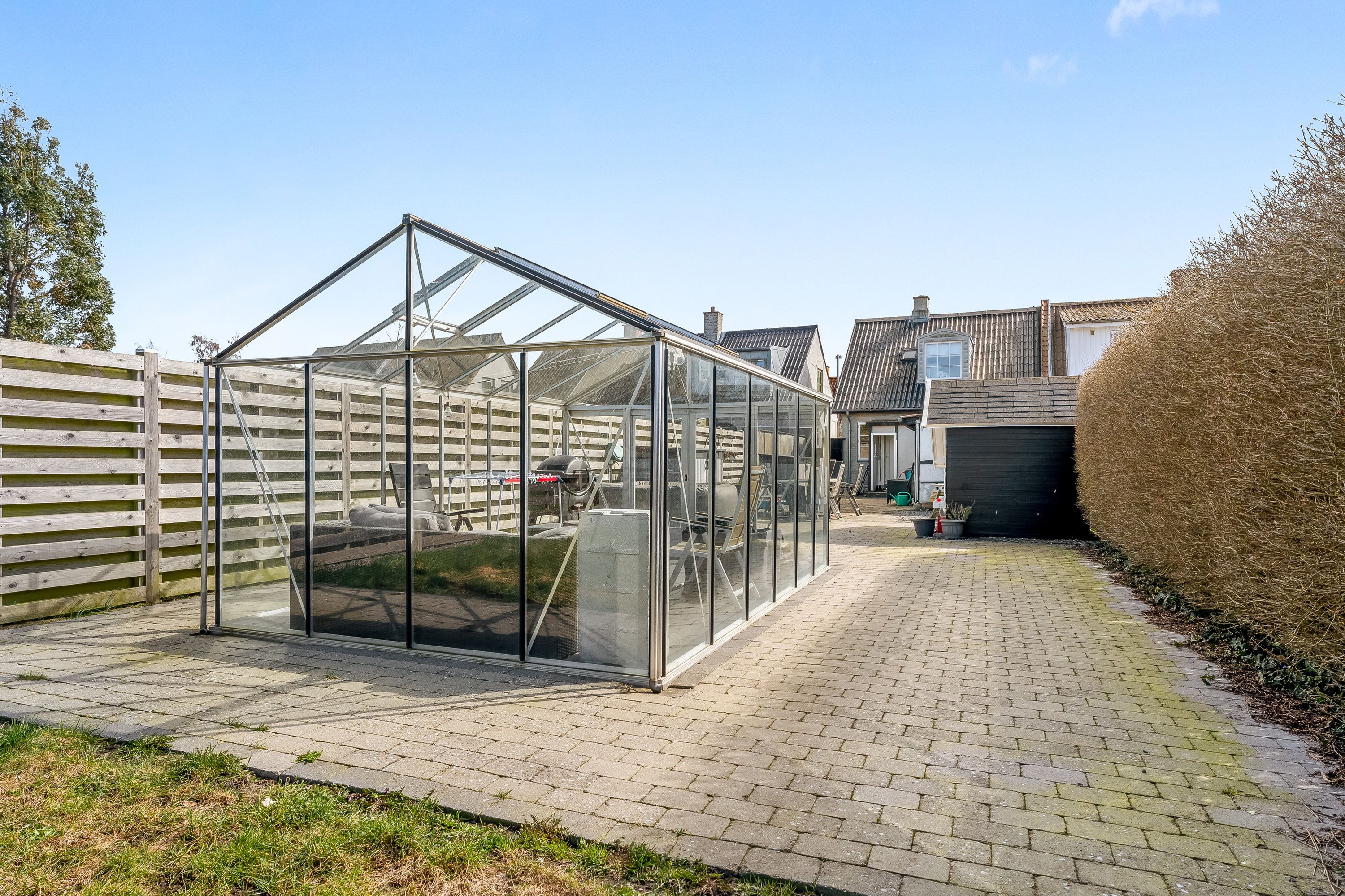 Fremhævet terrasse billede i fuldskærmstilstand. Billede af Engvej 9, 4900 Nakskov