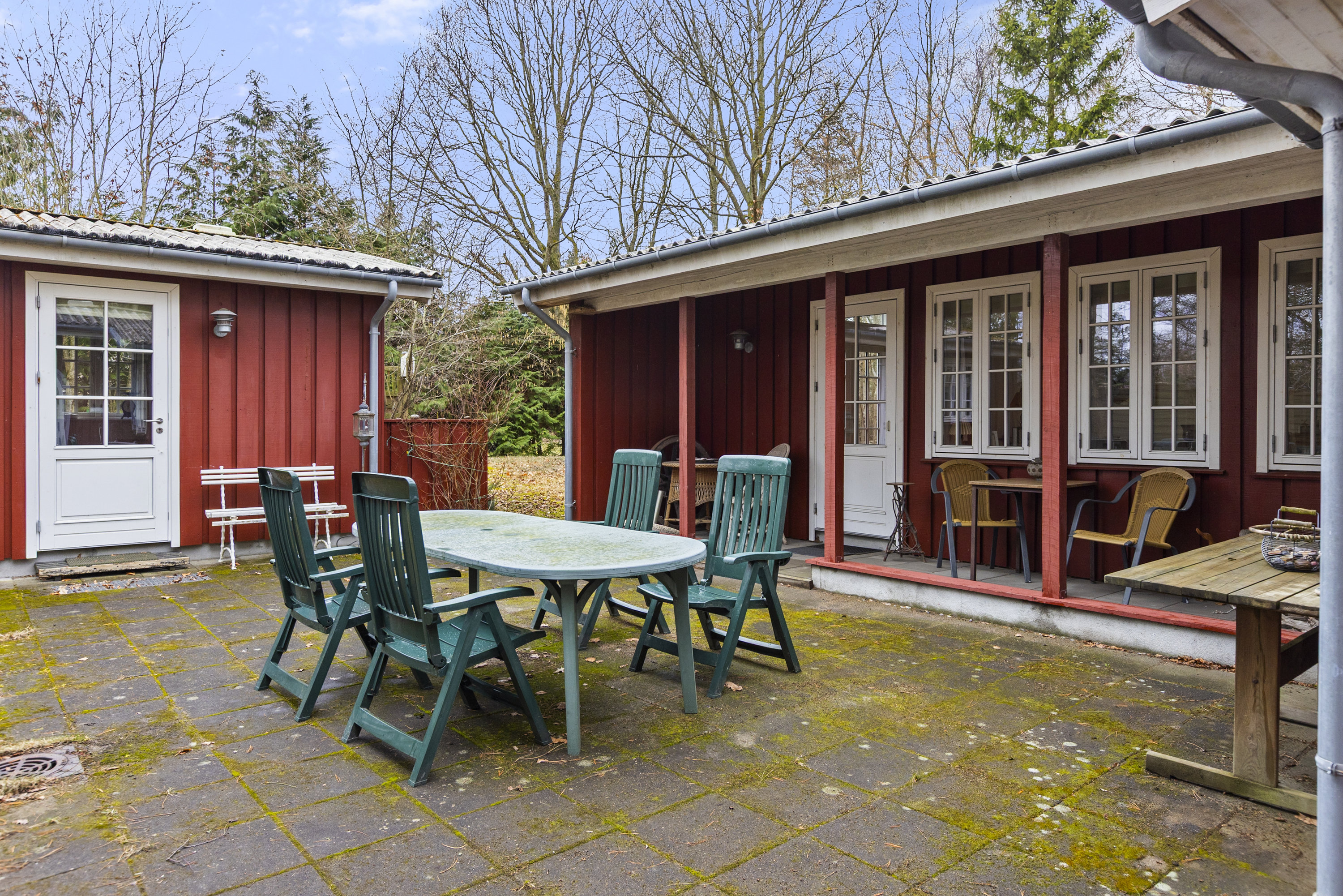 Fremhævet terrasse billede i fuldskærmstilstand. Billede af Kobjældevej 12, Bjerge Str, 4480 Store Fuglede