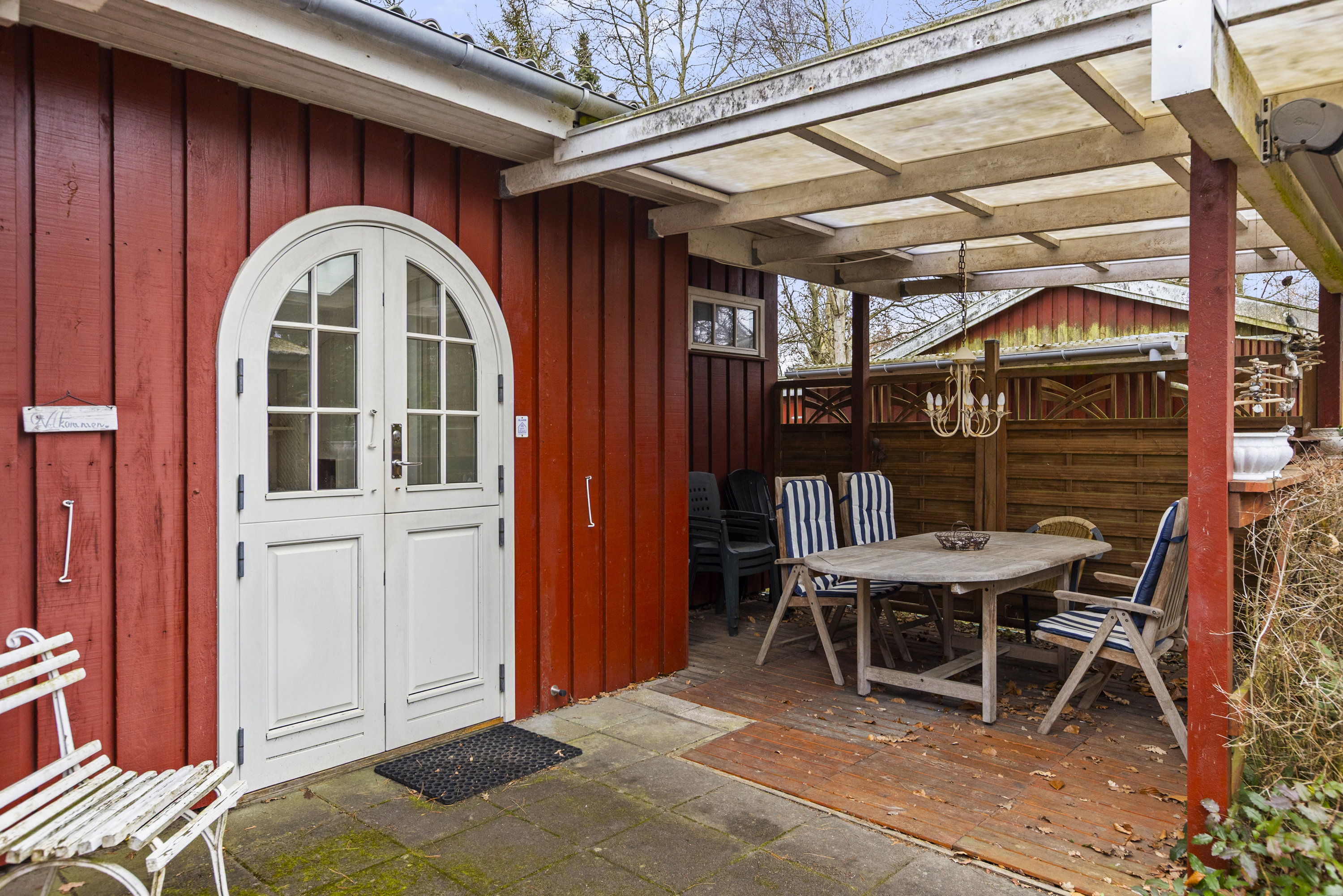 Fremhævet terrasse billede i fuldskærmstilstand. Billede af Kobjældevej 12, Bjerge Str, 4480 Store Fuglede