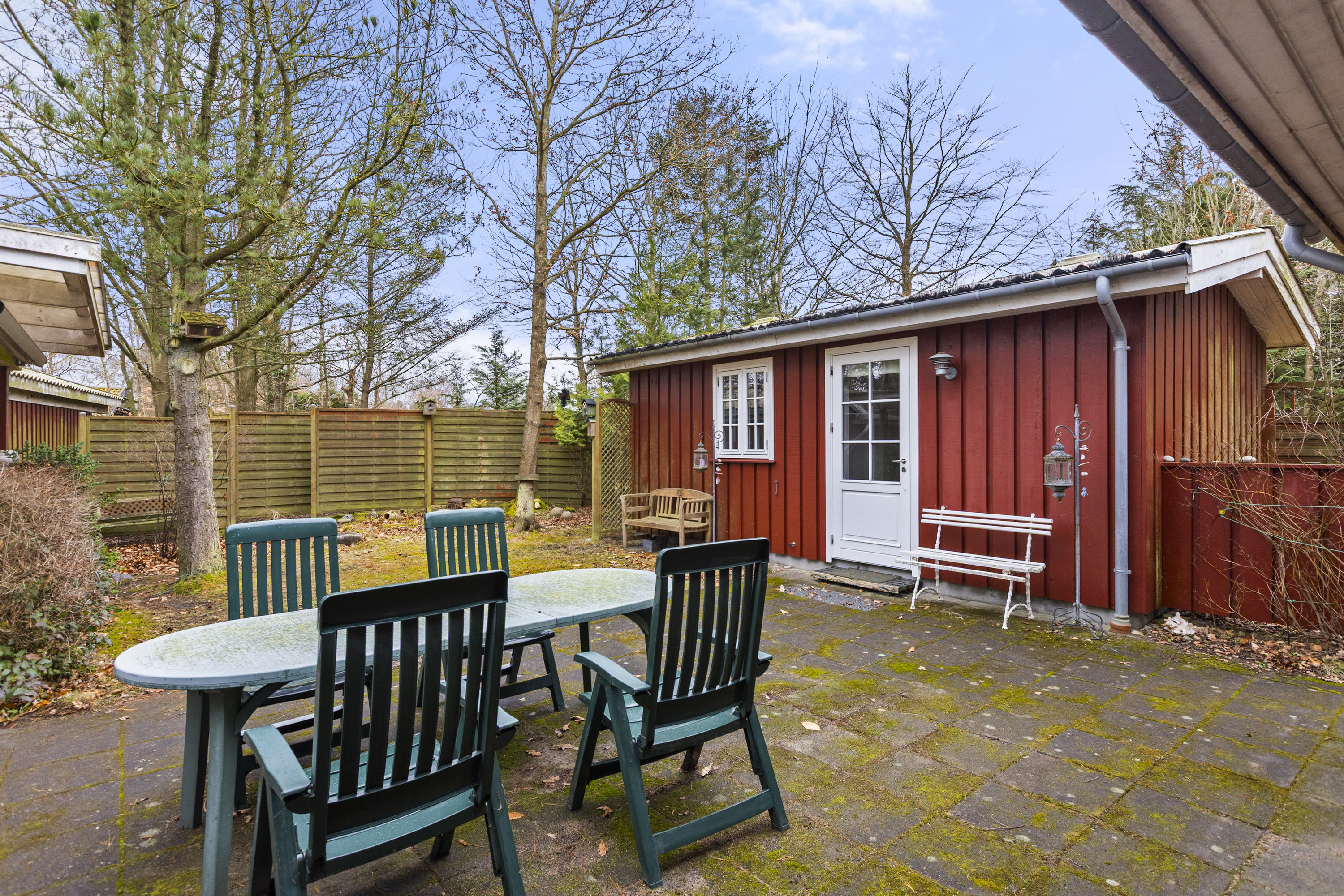 Fremhævet terrasse billede i fuldskærmstilstand. Billede af Kobjældevej 12, Bjerge Str, 4480 Store Fuglede