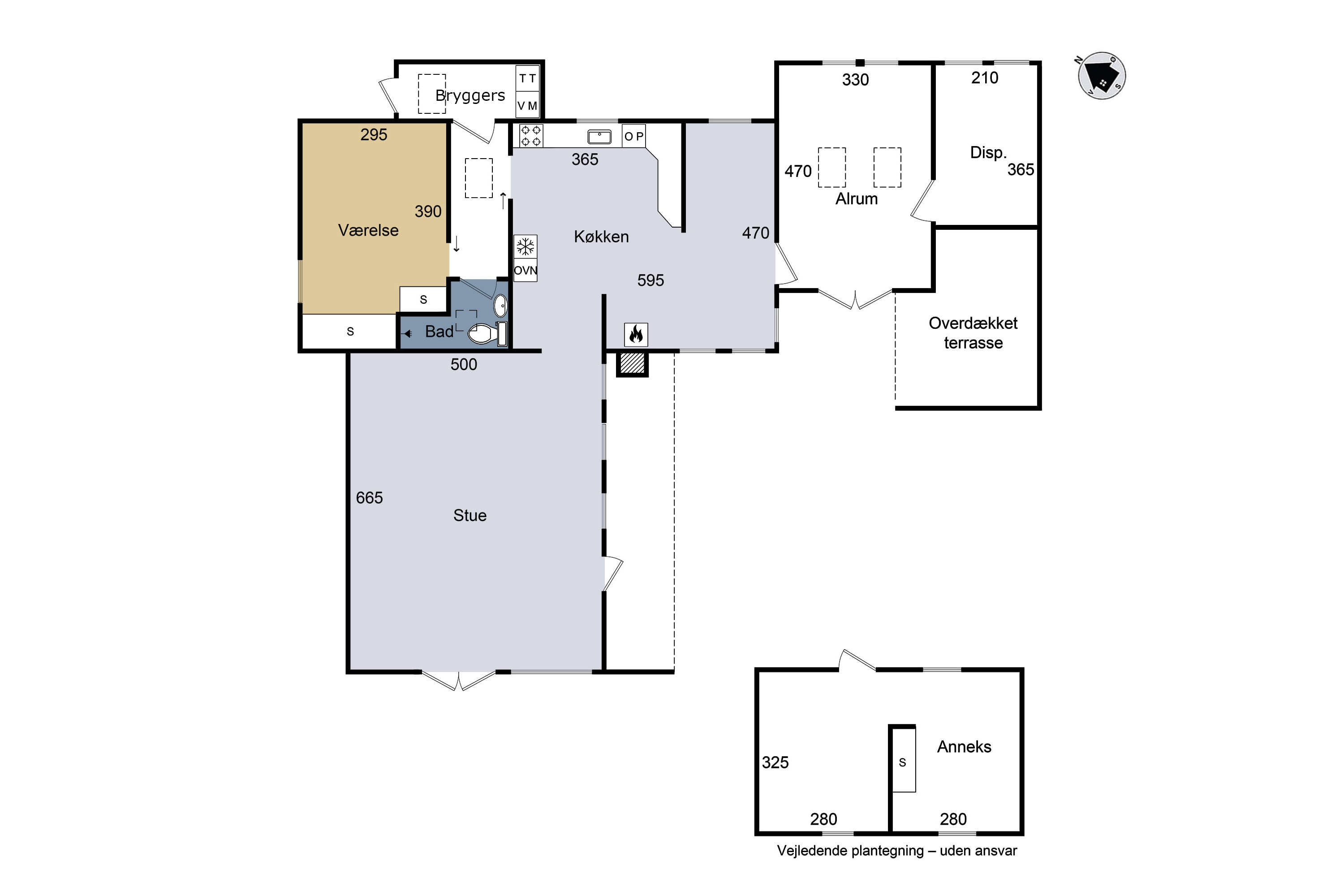 Plantegninger billede af Kobjældevej 12, Bjerge Str, 4480 Store Fuglede
