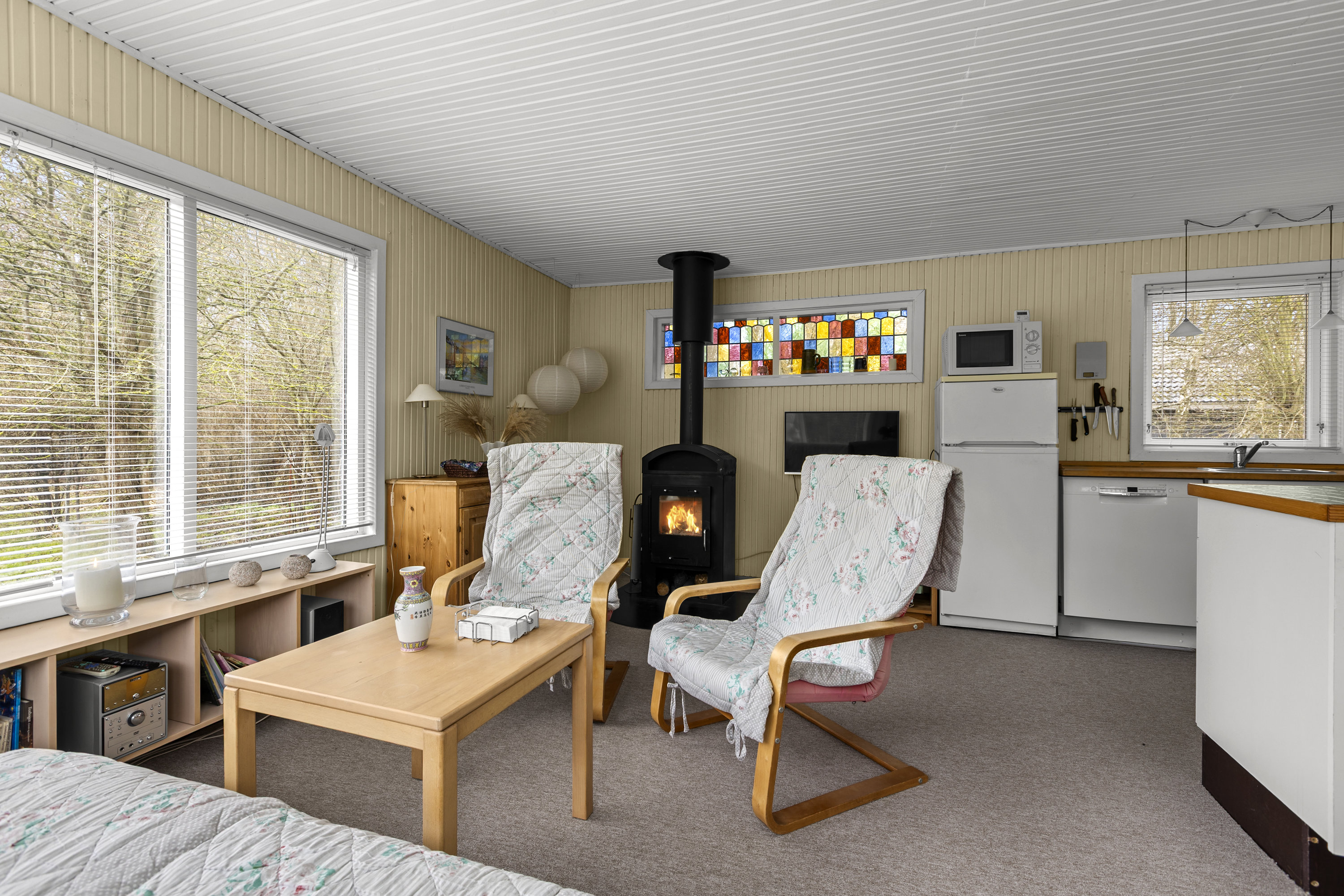 Fremhævet stue billede i fuldskærmstilstand. Billede af Krokusvej 24, Bjerge Str, 4480 Store Fuglede