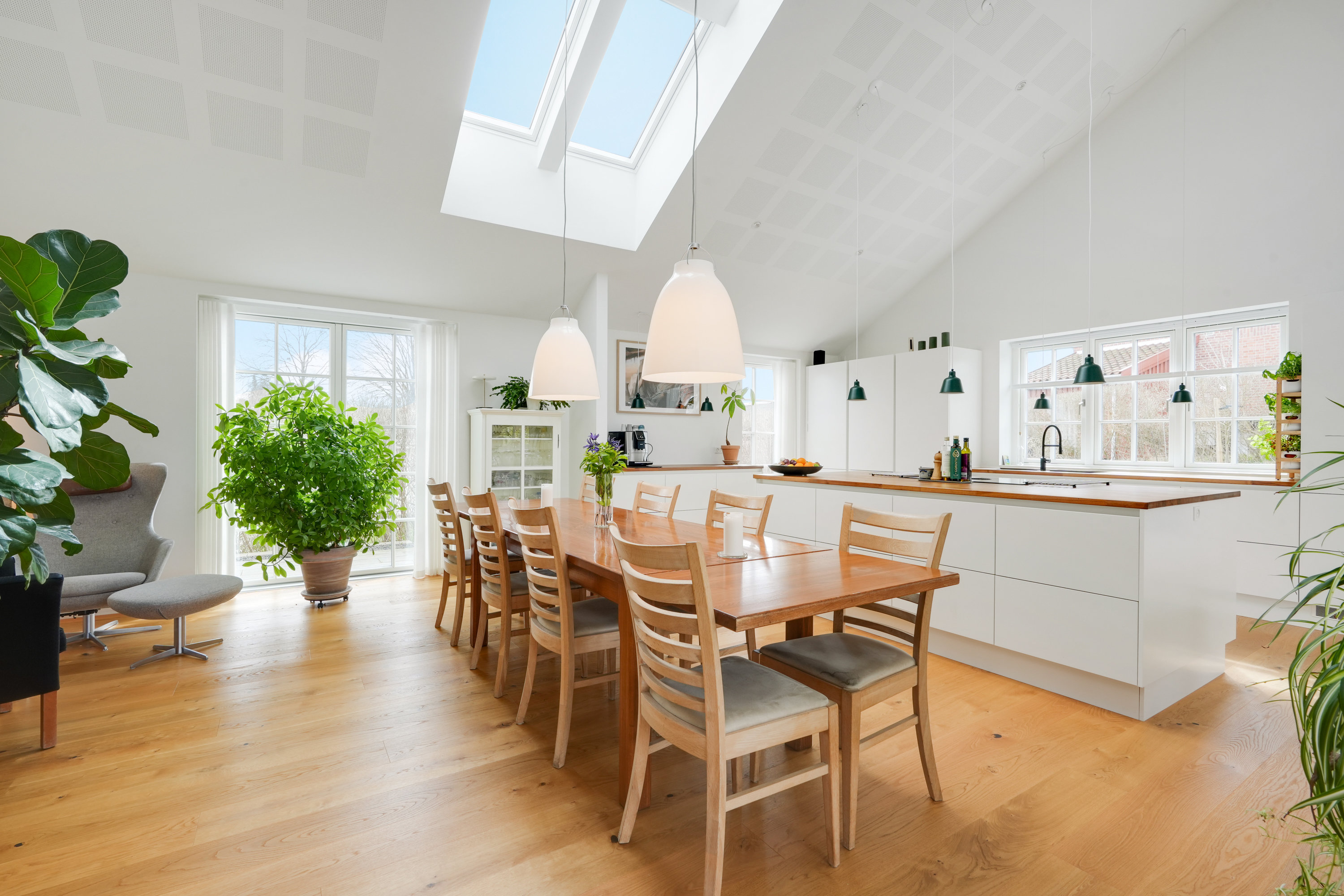 Fremhævet stue billede i fuldskærmstilstand. Billede af Carinaparken 73, 3460 Birkerød