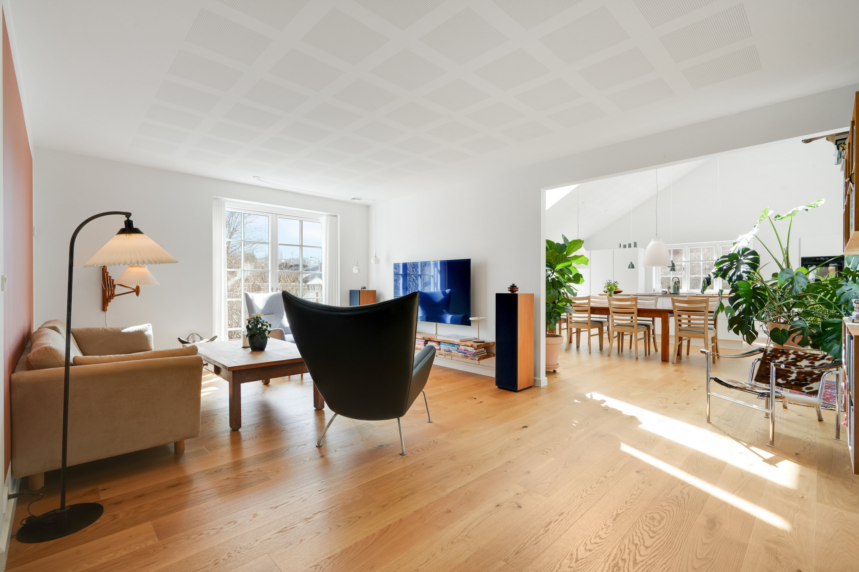 Fremhævet stue billede i fuldskærmstilstand. Billede af Carinaparken 73, 3460 Birkerød