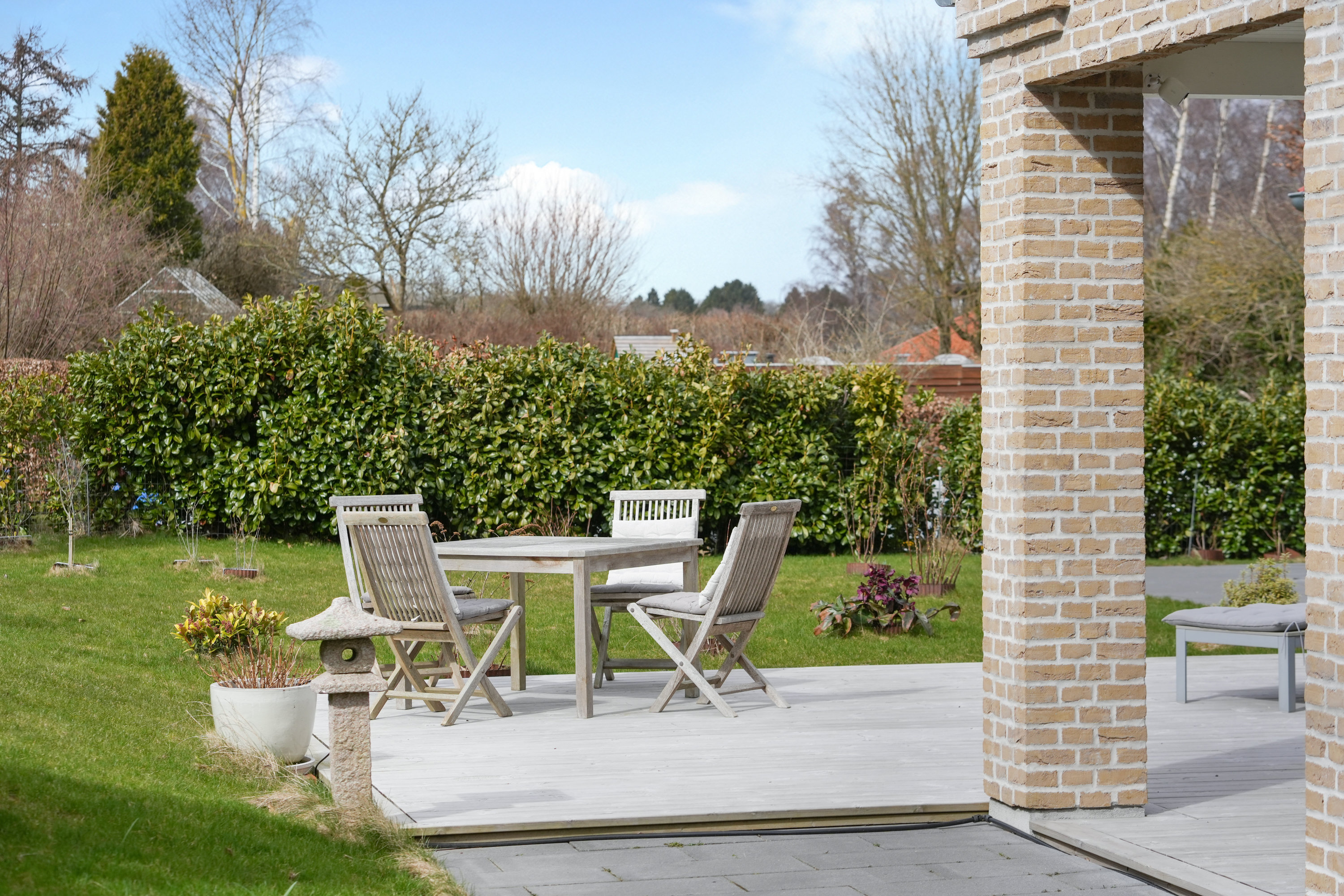 Fremhævet terrasse billede i fuldskærmstilstand. Billede af Carinaparken 73, 3460 Birkerød