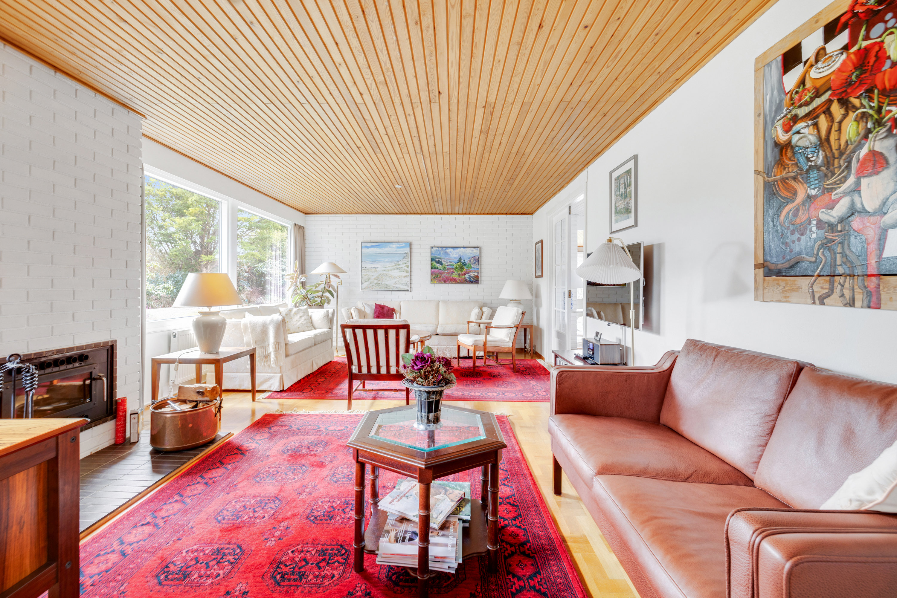 Fremhævet stue billede i fuldskærmstilstand. Billede af Kikudbakken 13, 2730 Herlev