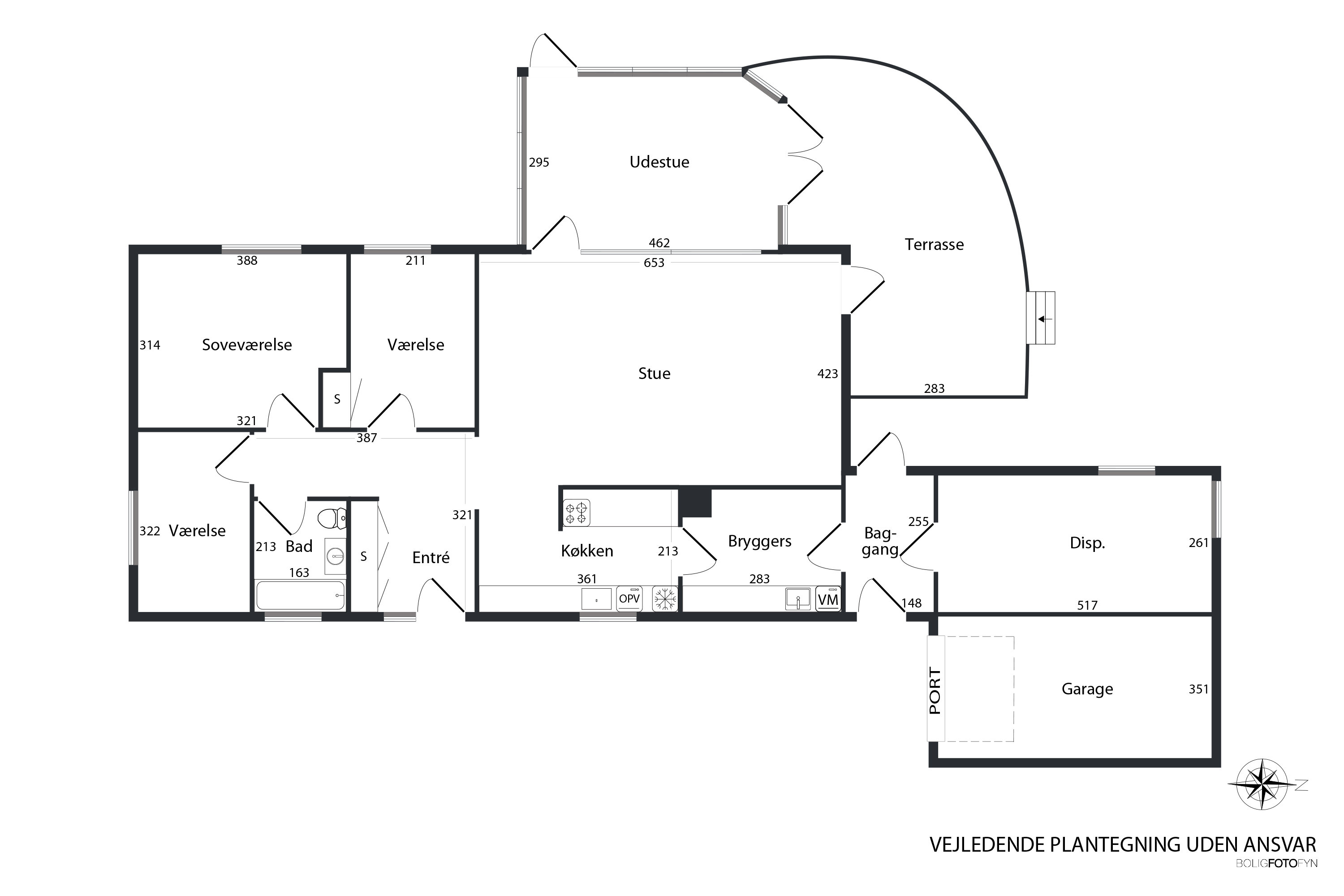 Plantegninger billede af Chr. Richardtsvej 15, Ørsted, 5620 Glamsbjerg