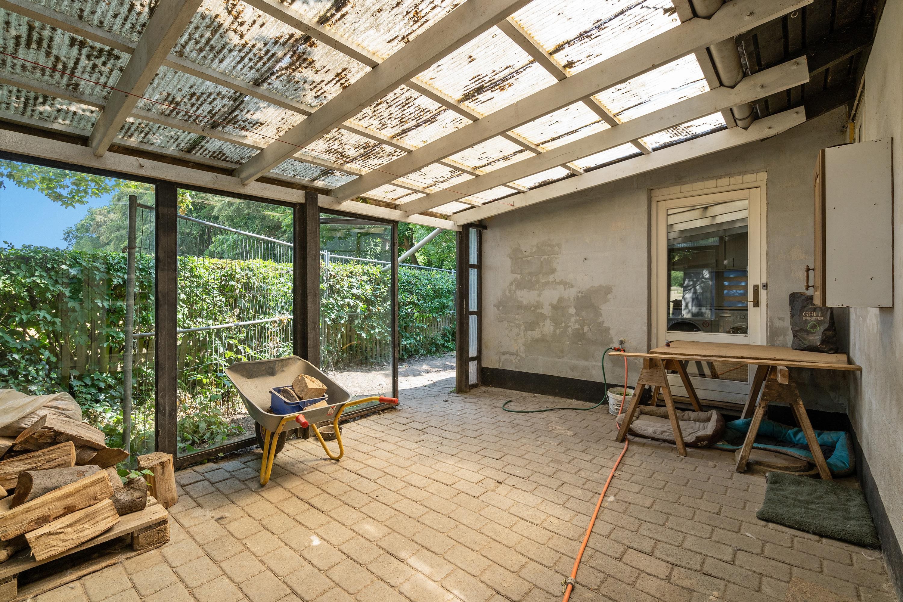 Fremhævet overdækket terrasse billede i fuldskærmstilstand. Billede af Østre Landevej 128, 4930 Maribo