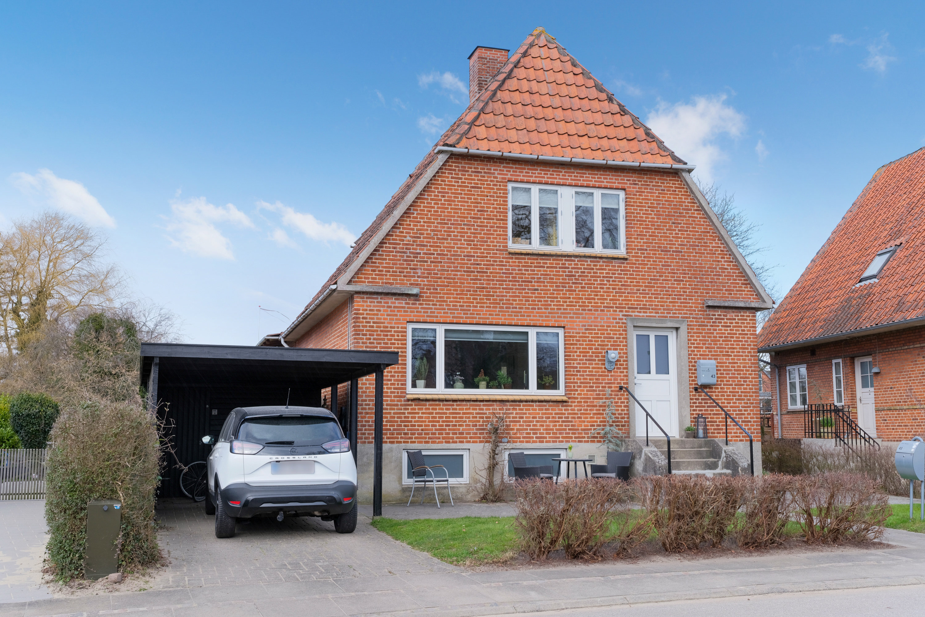 Villa: Facade på Rosenvænget 43, 5500 Middelfart