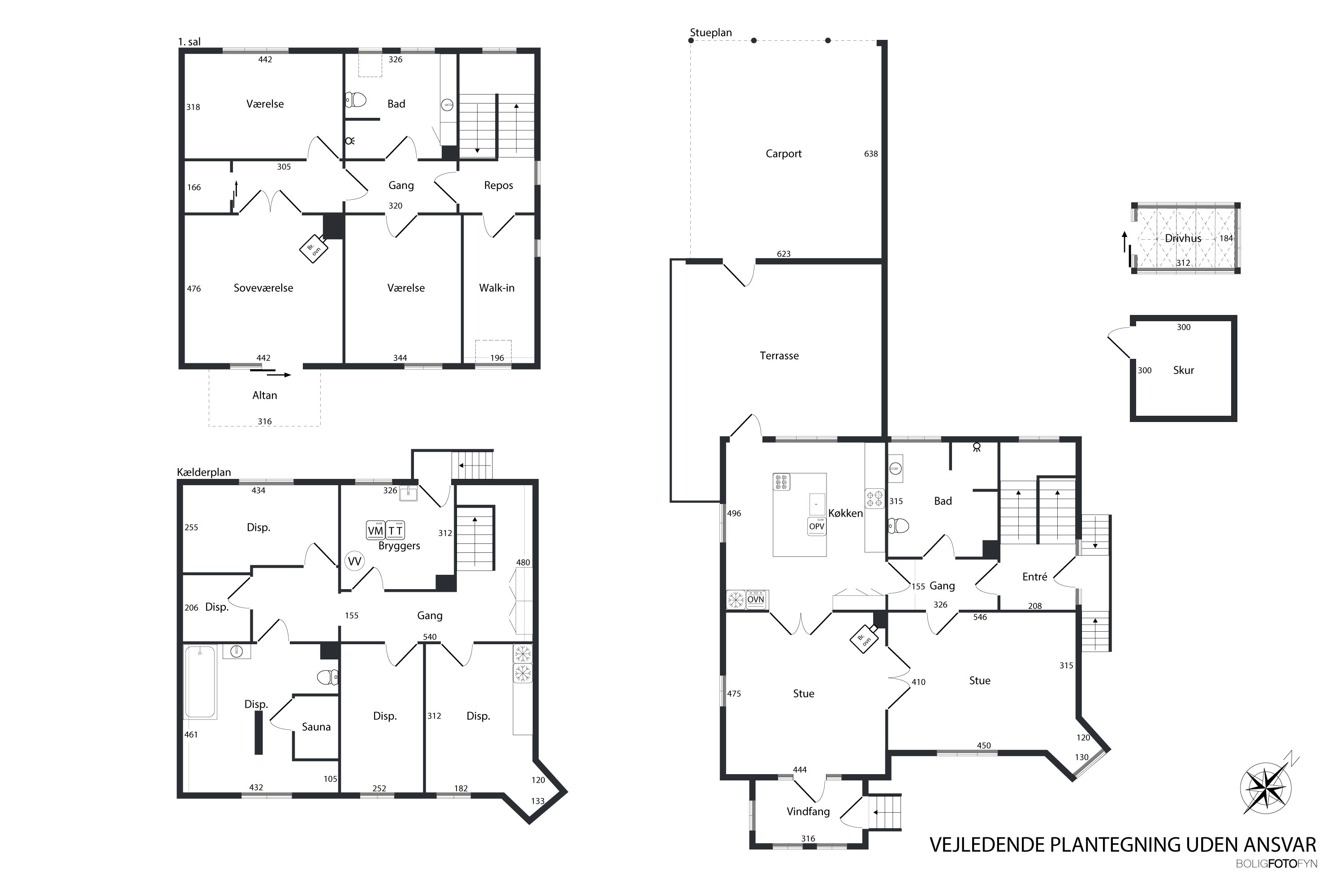 Plantegninger billede af Dyrehavevej 26, 5800 Nyborg