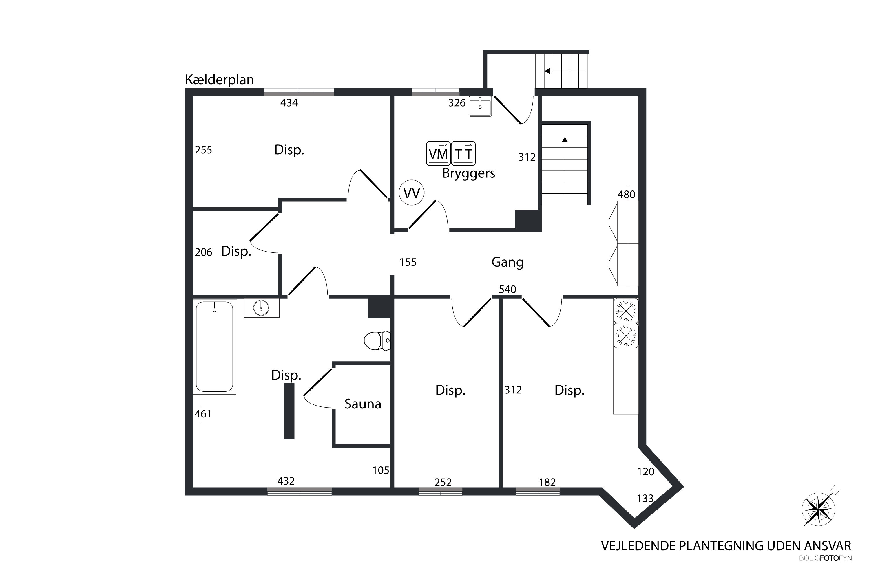 Plantegninger billede af Dyrehavevej 26, 5800 Nyborg