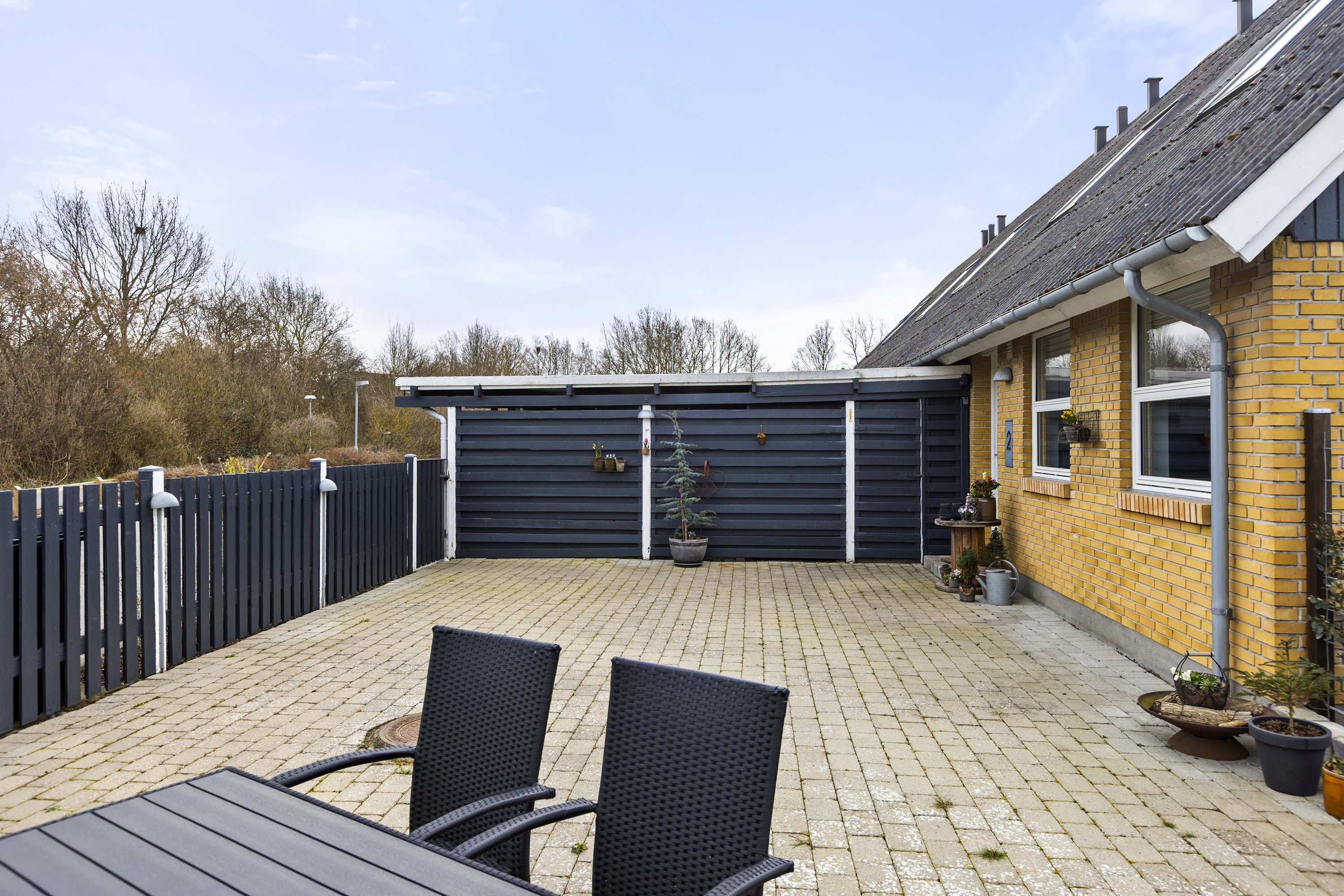 Fremhævet terrasse billede i fuldskærmstilstand. Billede af Tornerosevej 2, 4200 Slagelse