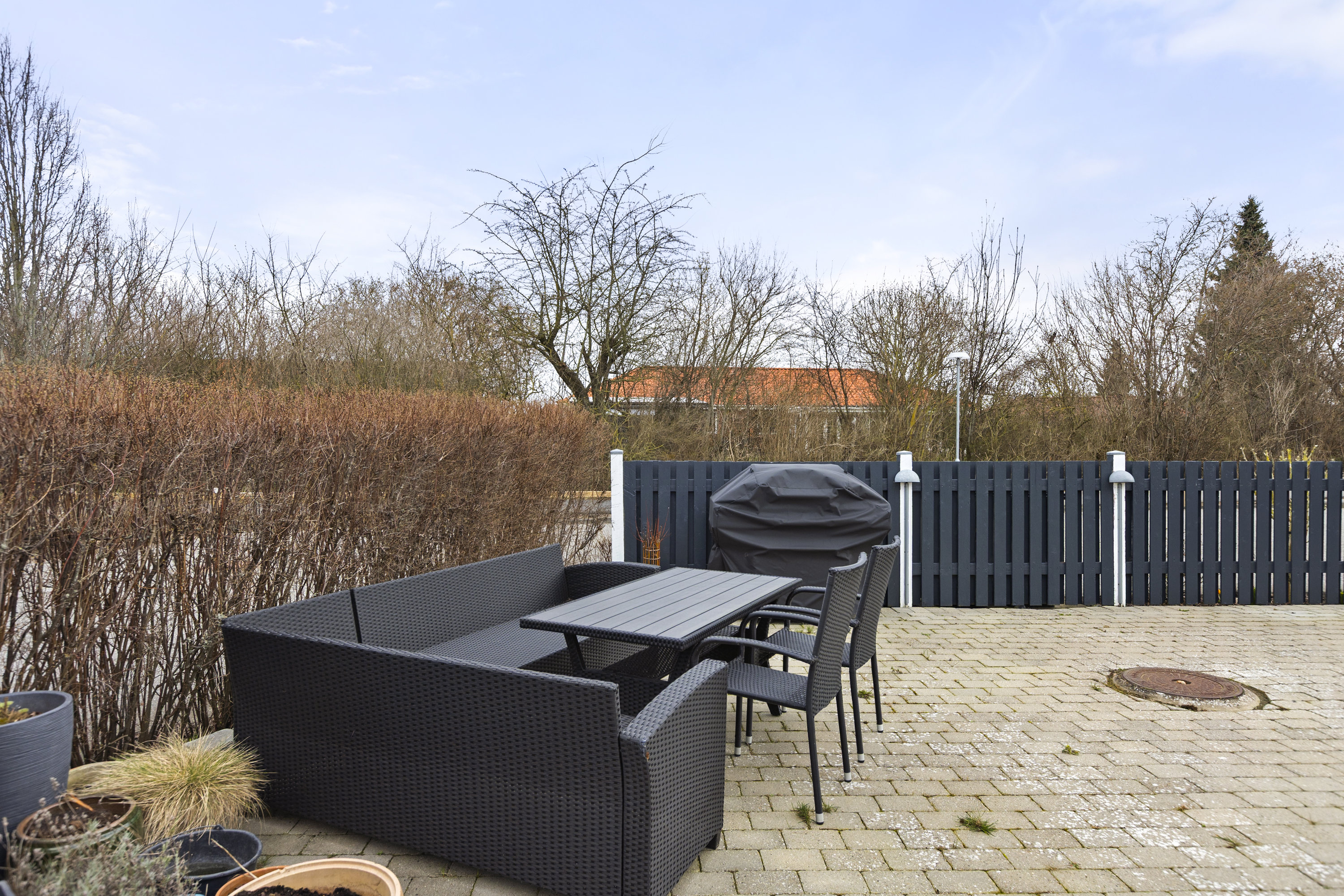 Fremhævet terrasse billede i fuldskærmstilstand. Billede af Tornerosevej 2, 4200 Slagelse