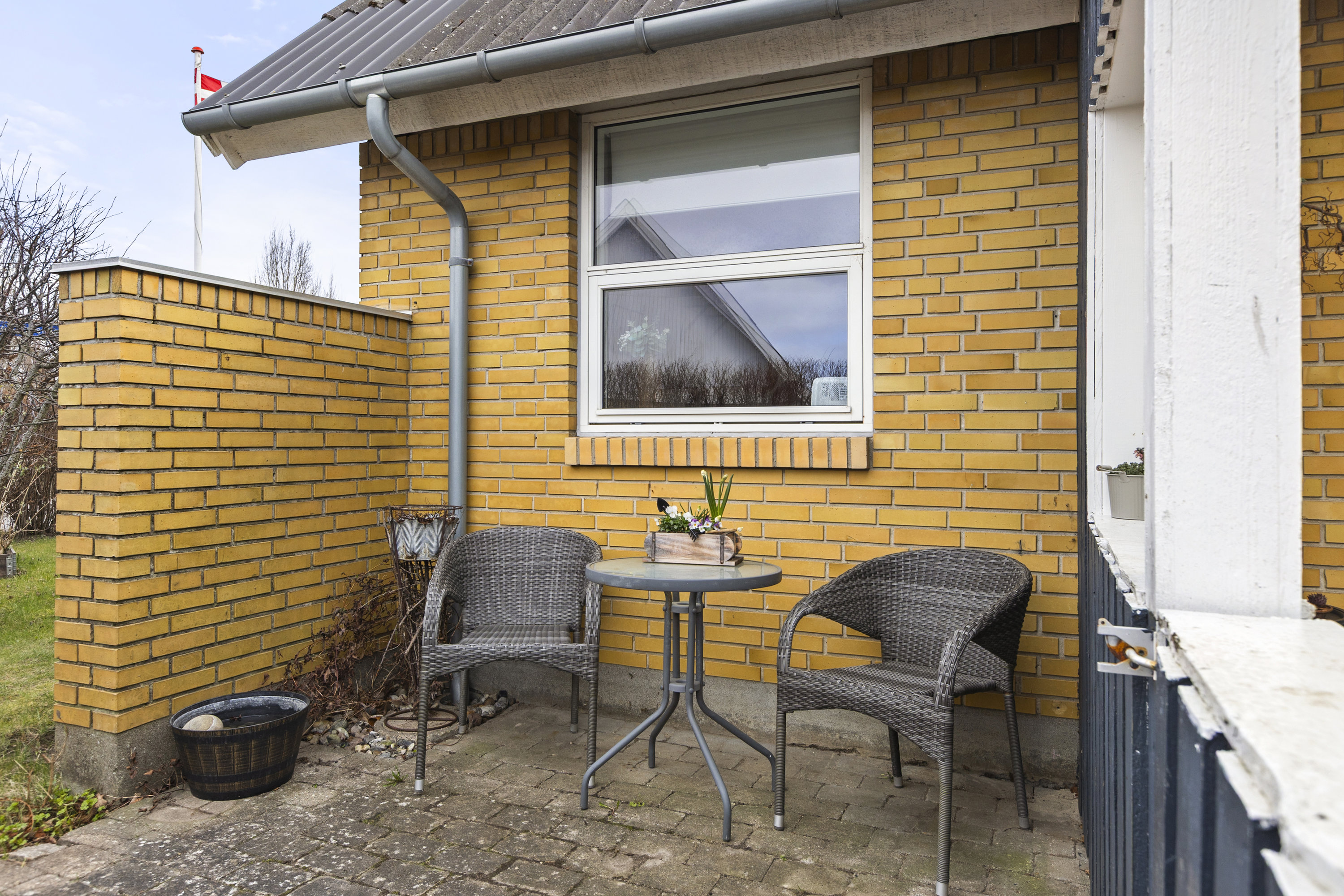 Fremhævet terrasse billede i fuldskærmstilstand. Billede af Tornerosevej 2, 4200 Slagelse