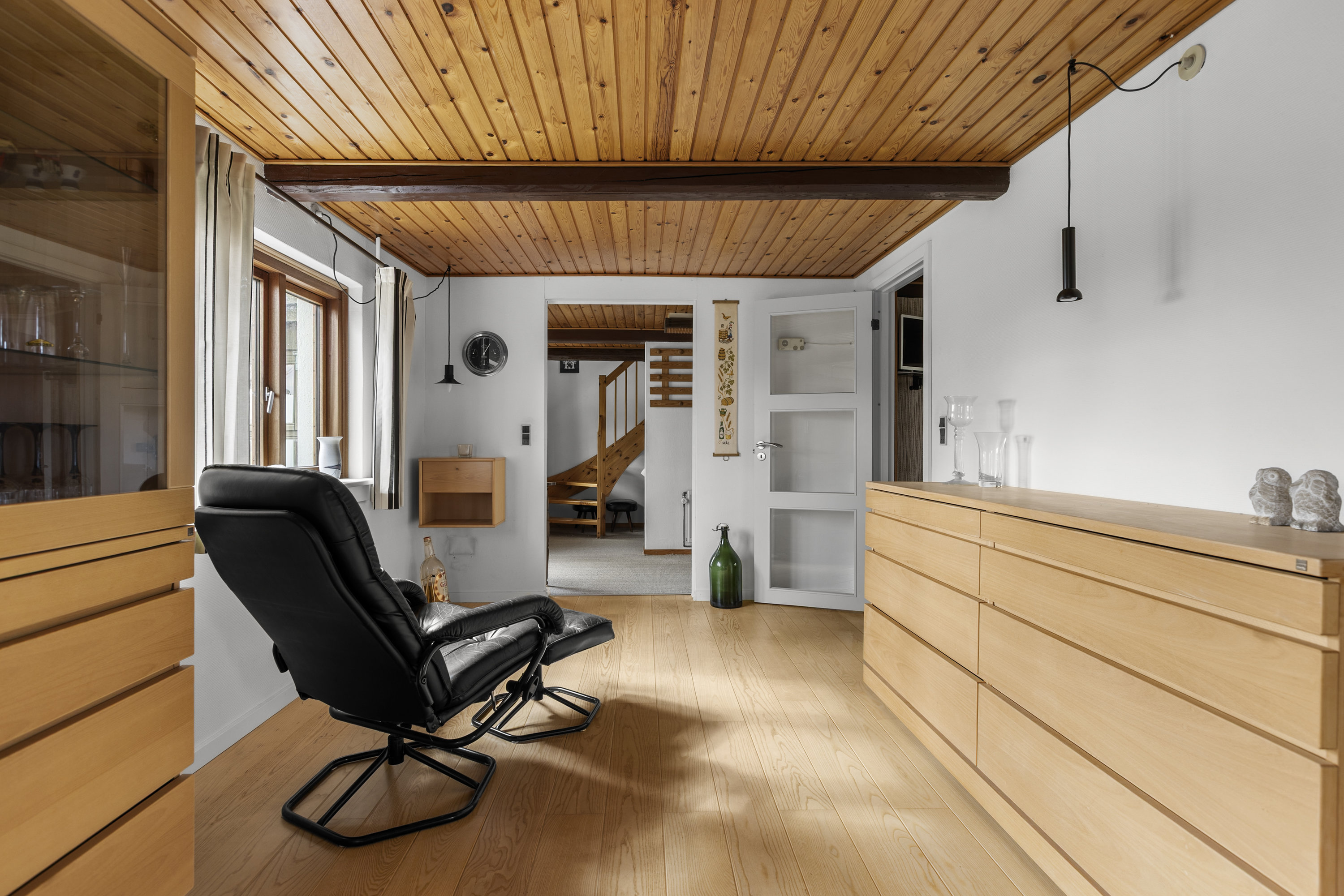 Fremhævet stue billede i fuldskærmstilstand. Billede af Onsved Huse 1, 4050 Skibby