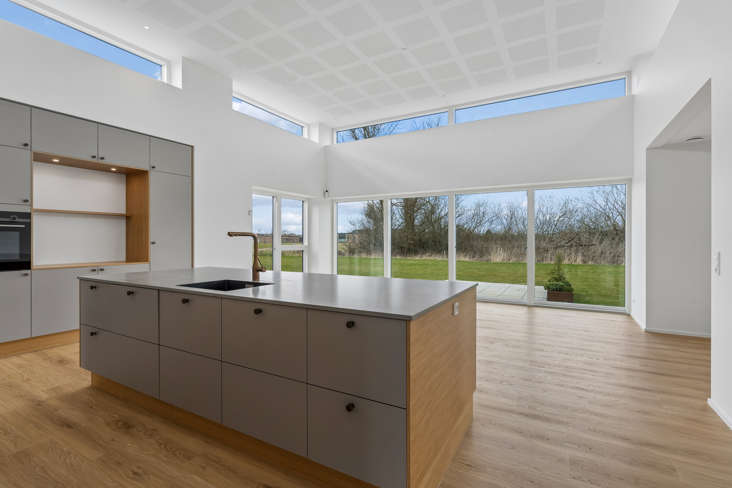 Fremhævet køkken billede i fuldskærmstilstand. Billede af Fejringmarken 4, 8722 Hedensted