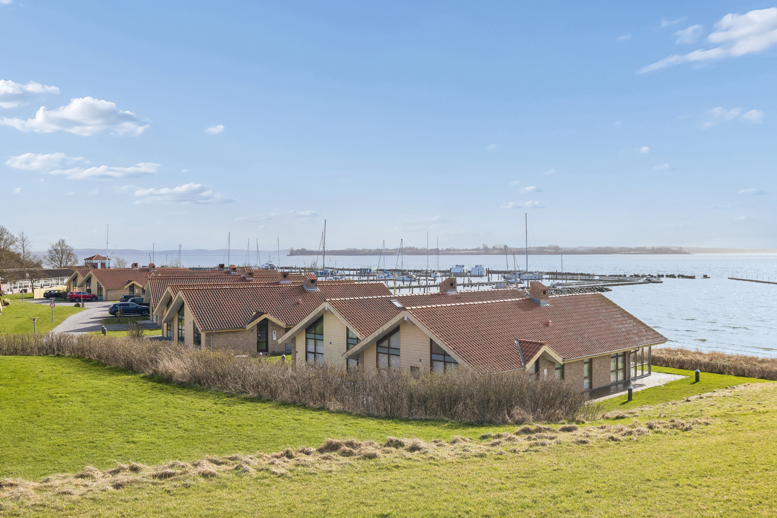 Fremhævet luftfoto billede i fuldskærmstilstand. Billede af Marinavej 17, 6320 Egernsund