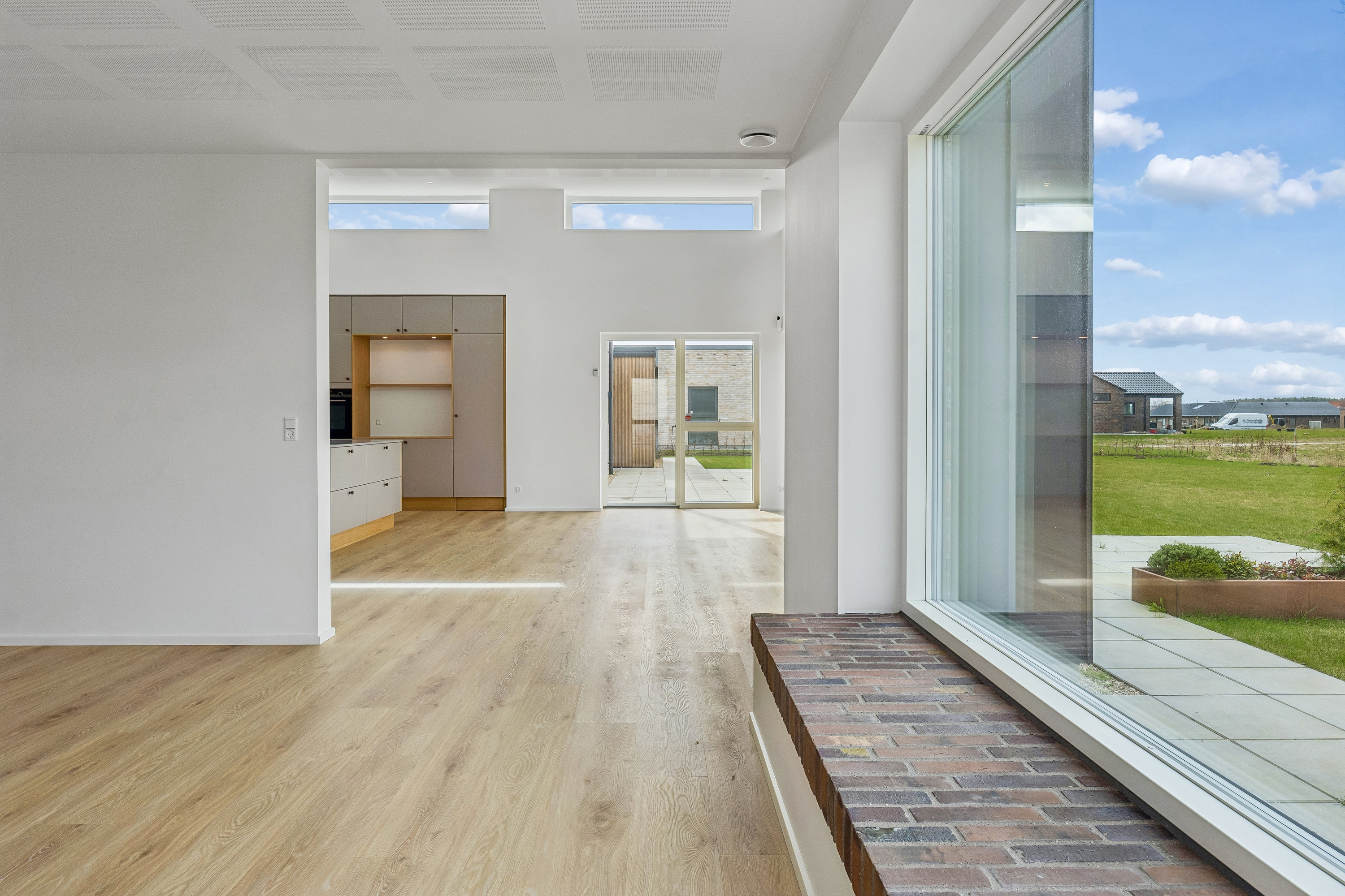 Fremhævet stue billede i fuldskærmstilstand. Billede af Fejringmarken 4, 8722 Hedensted