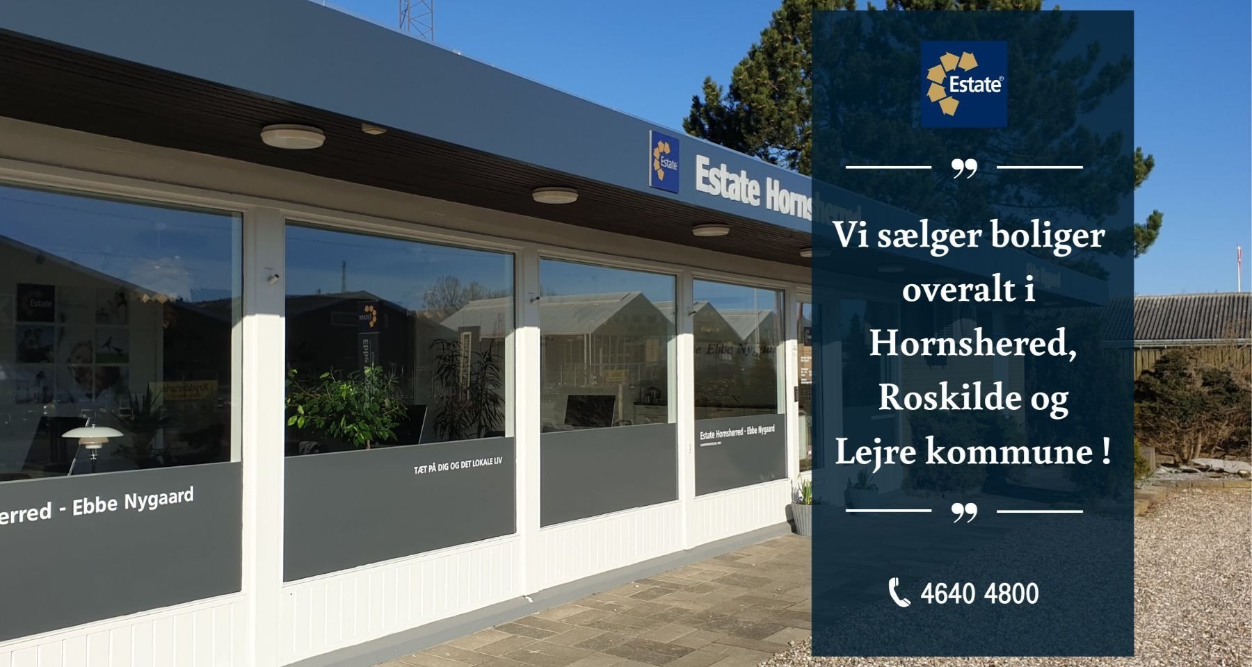 Fremhævet  billede i fuldskærmstilstand. Billede af Onsved Huse 1, 4050 Skibby