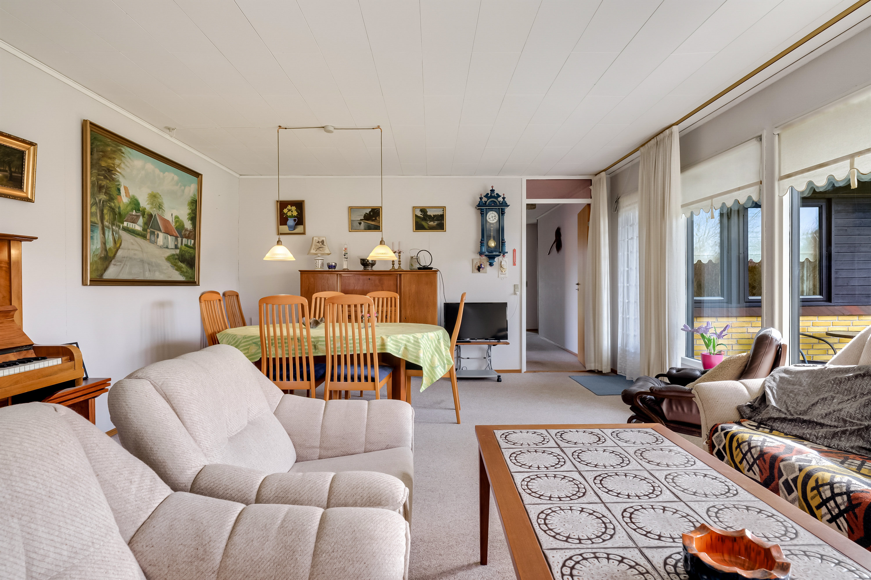 Fremhævet stue billede i fuldskærmstilstand. Billede af Havrevænget 9, 5620 Glamsbjerg