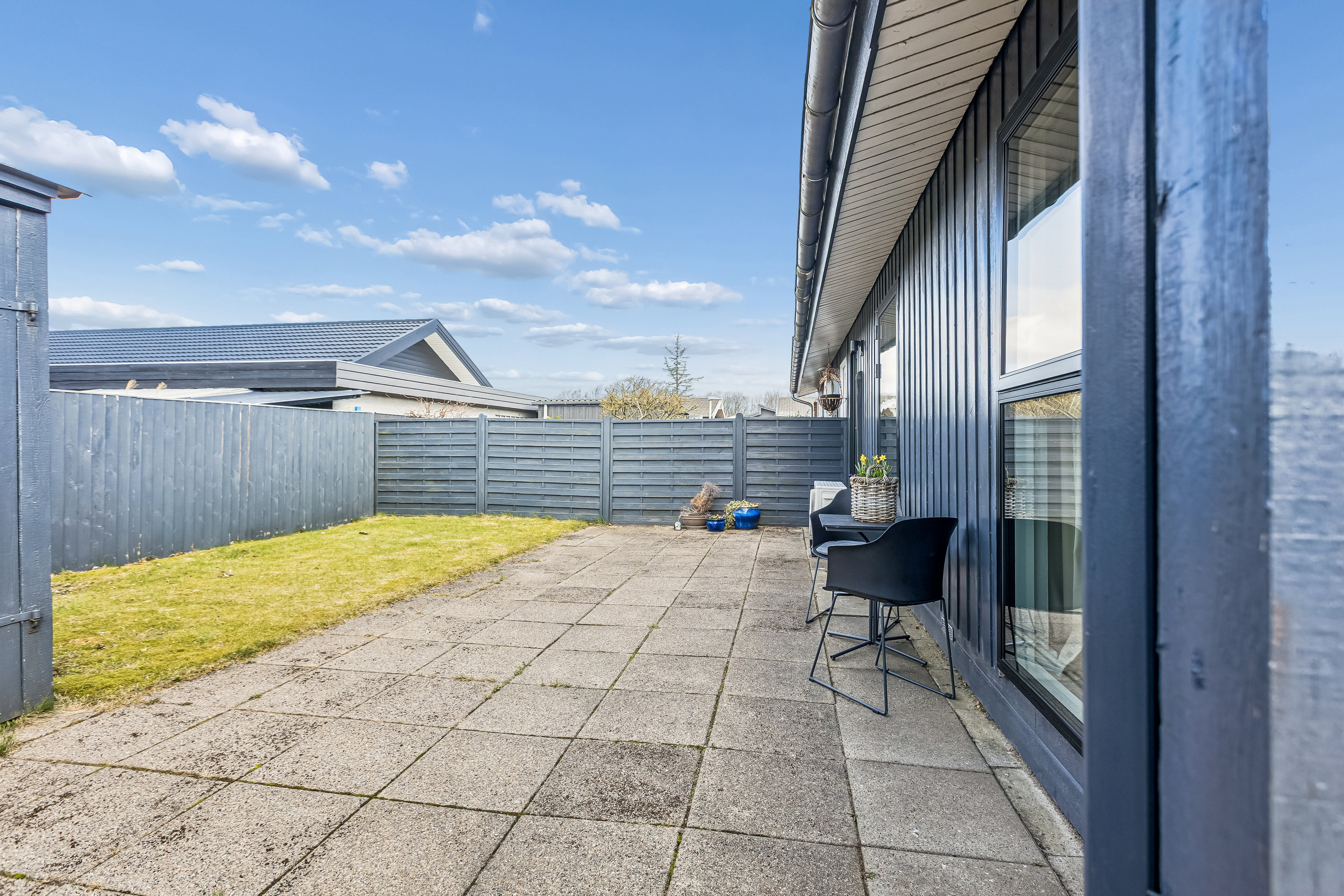 Fremhævet terrasse billede i fuldskærmstilstand. Billede af Fabersvej 52, 7500 Holstebro