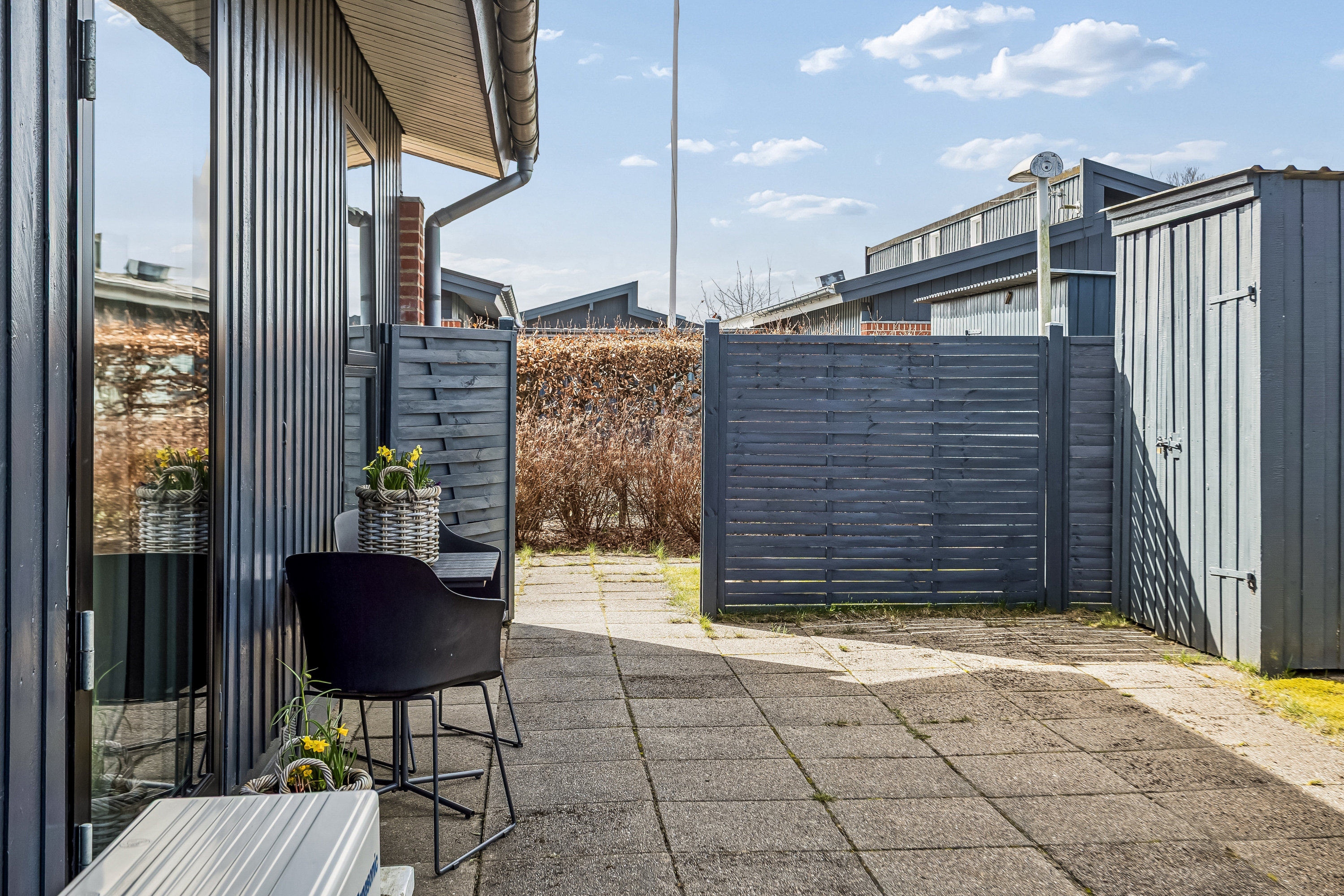 Fremhævet terrasse billede i fuldskærmstilstand. Billede af Fabersvej 52, 7500 Holstebro